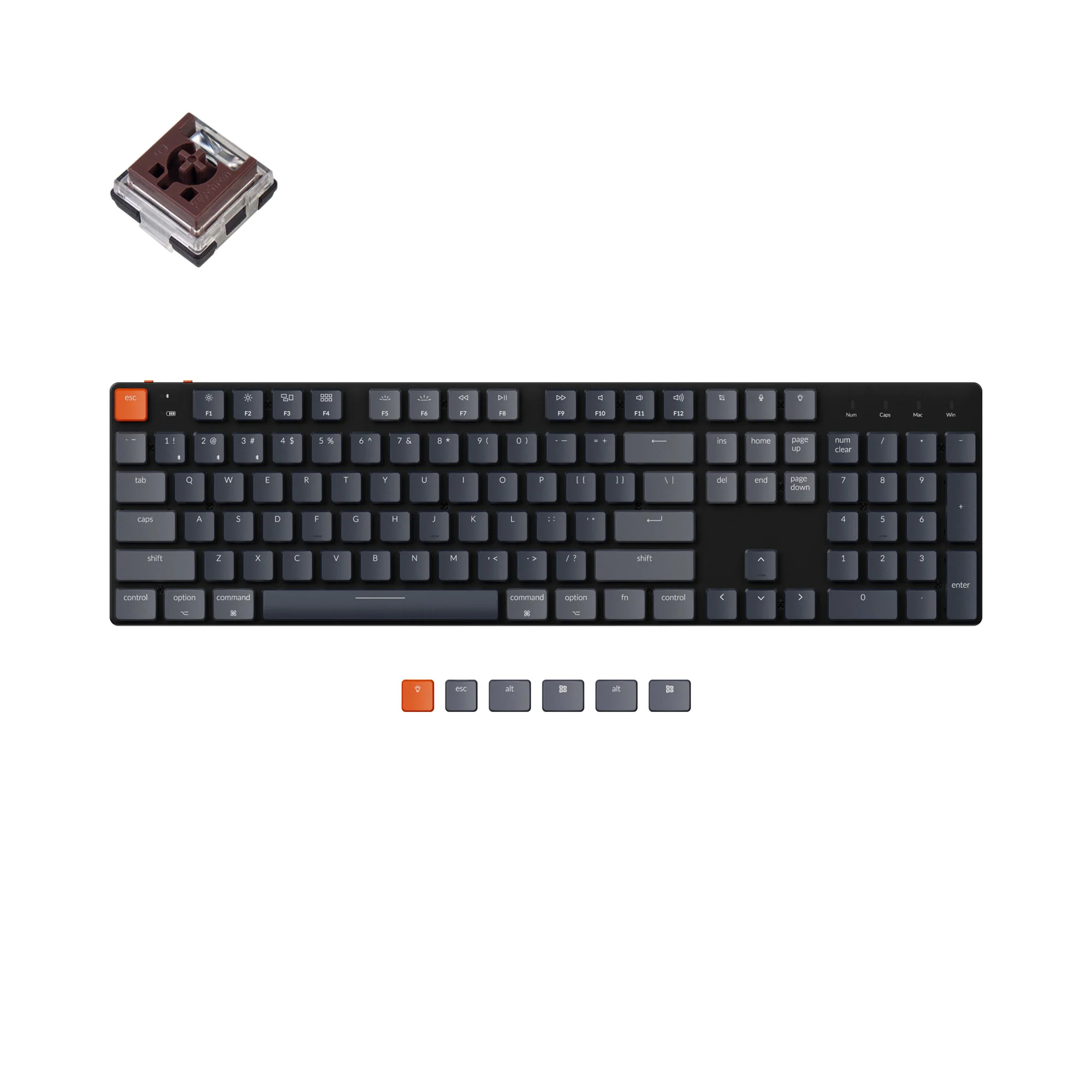Teclado Mecânico Sem Fio Keychron K5 SE