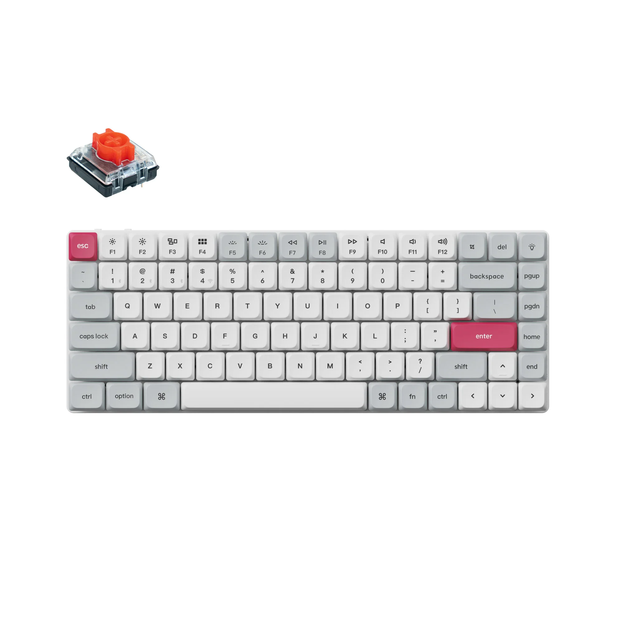 Keychron K3 Max QMK/VIA langaton mukautettava mekaaninen näppäimistö