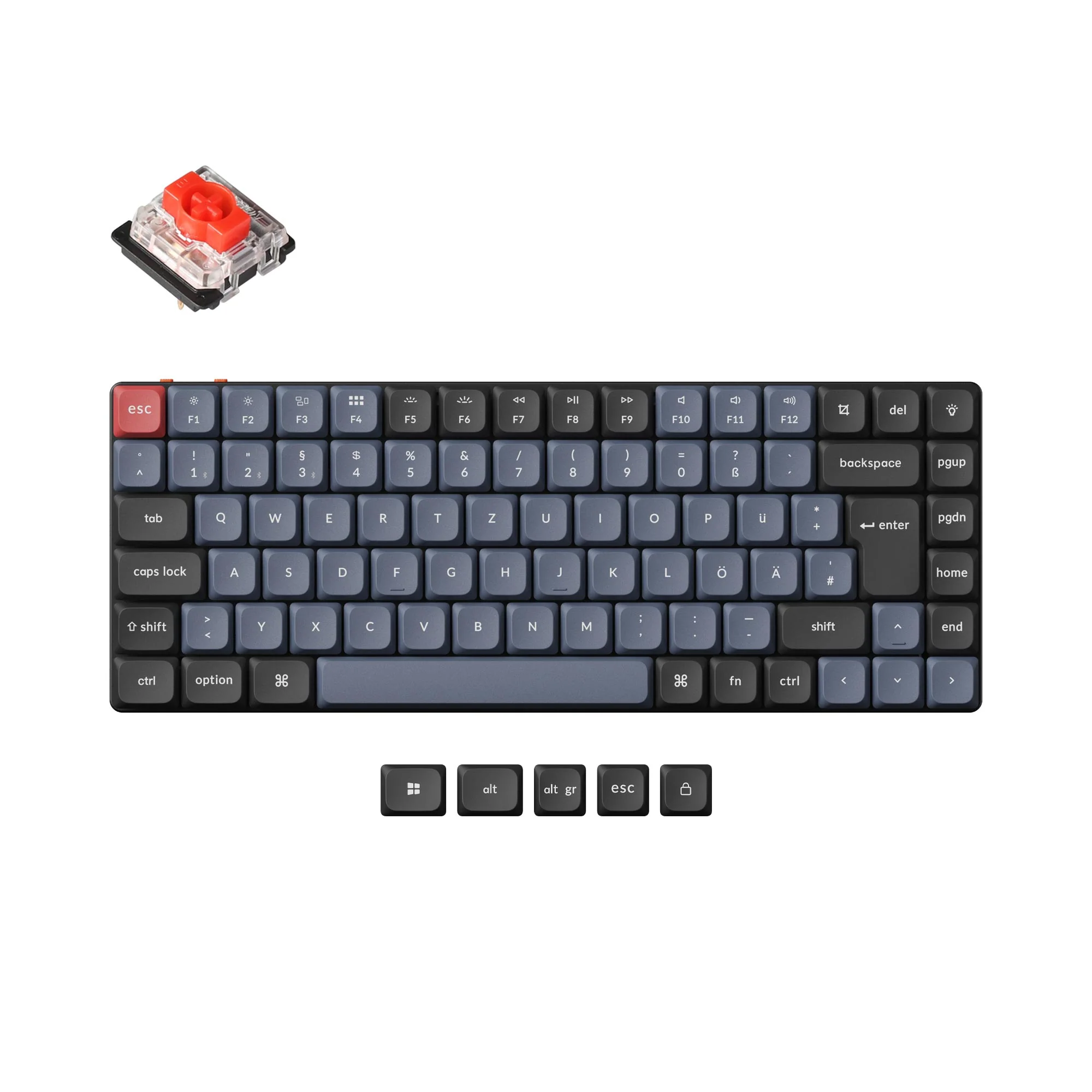 Keychron K3 Pro QMK/VIA Teclado mecánico inalámbrico - Colección de diseño ISO