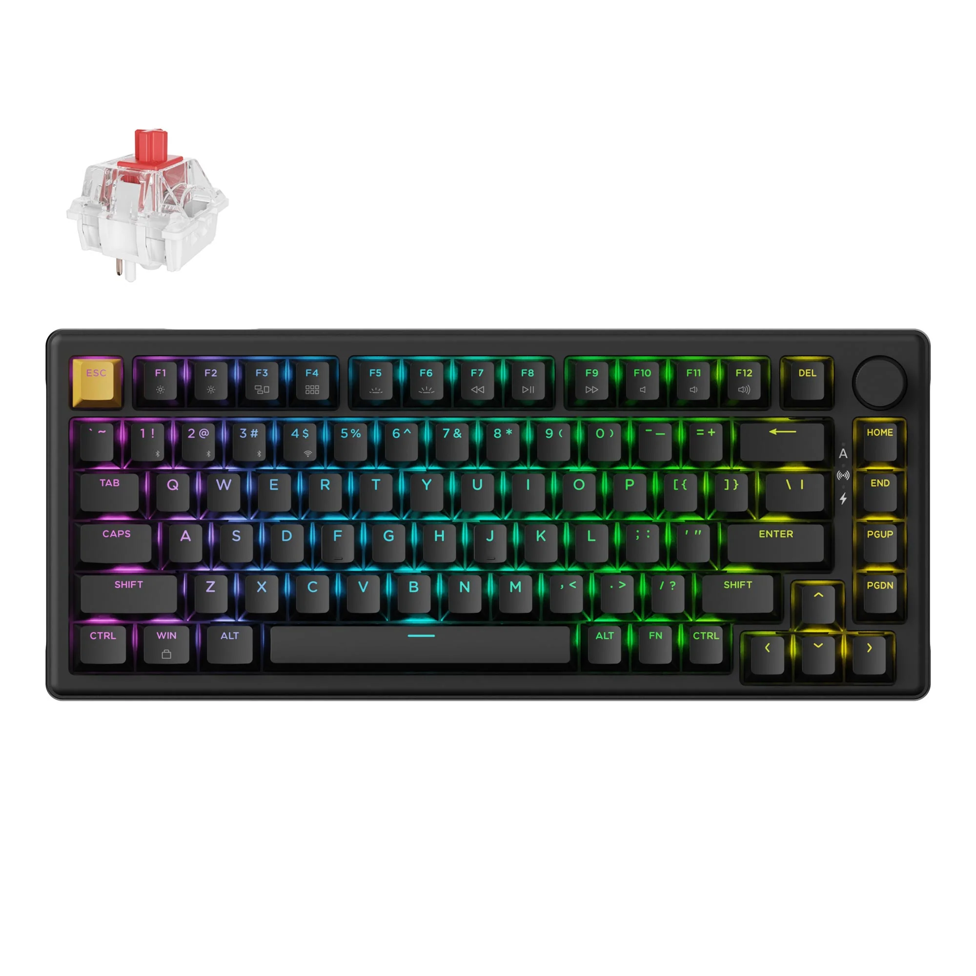 Keychron J2 QMK trådløst mekanisk tastatur