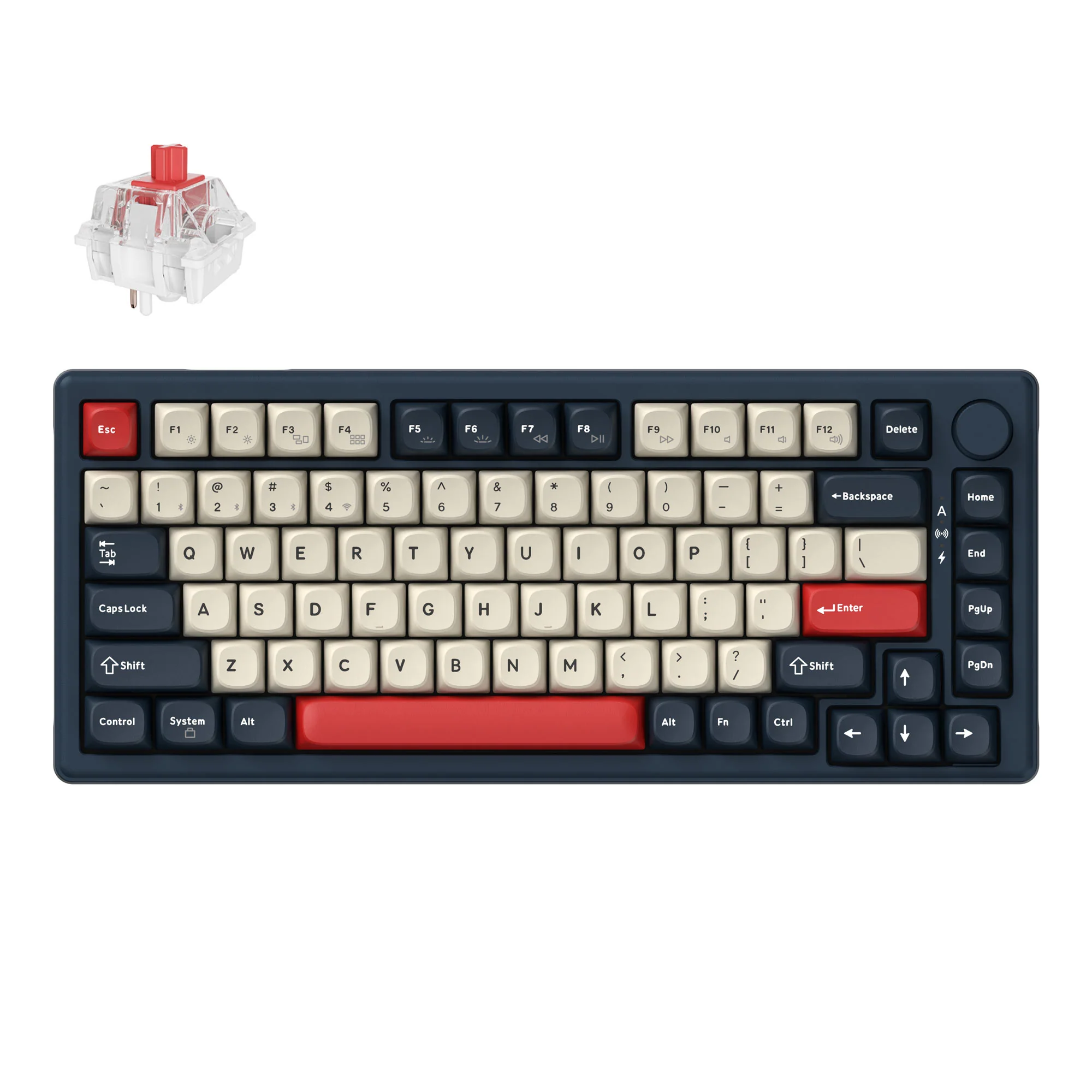 Keychron J2 QMK trådløst mekanisk tastatur
