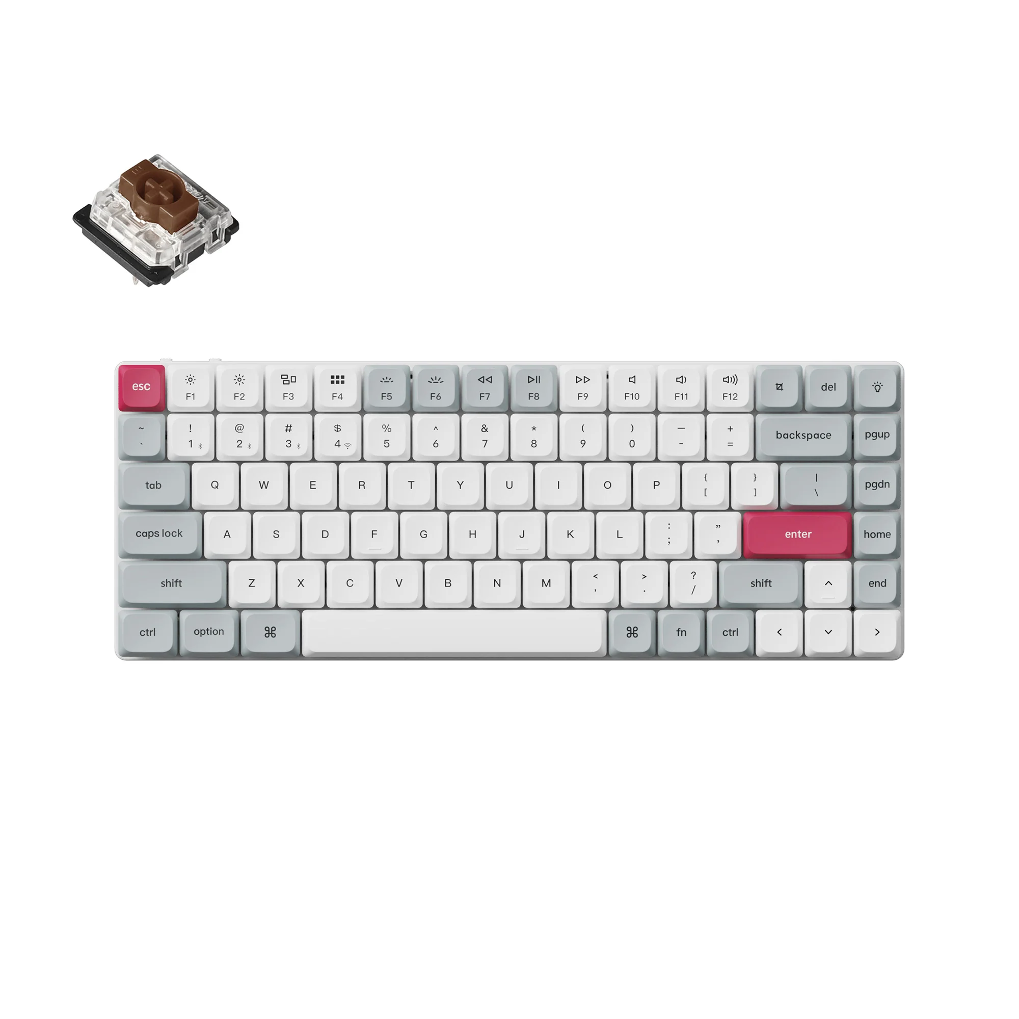 Keychron K3 Max QMK/VIA langaton mukautettava mekaaninen näppäimistö