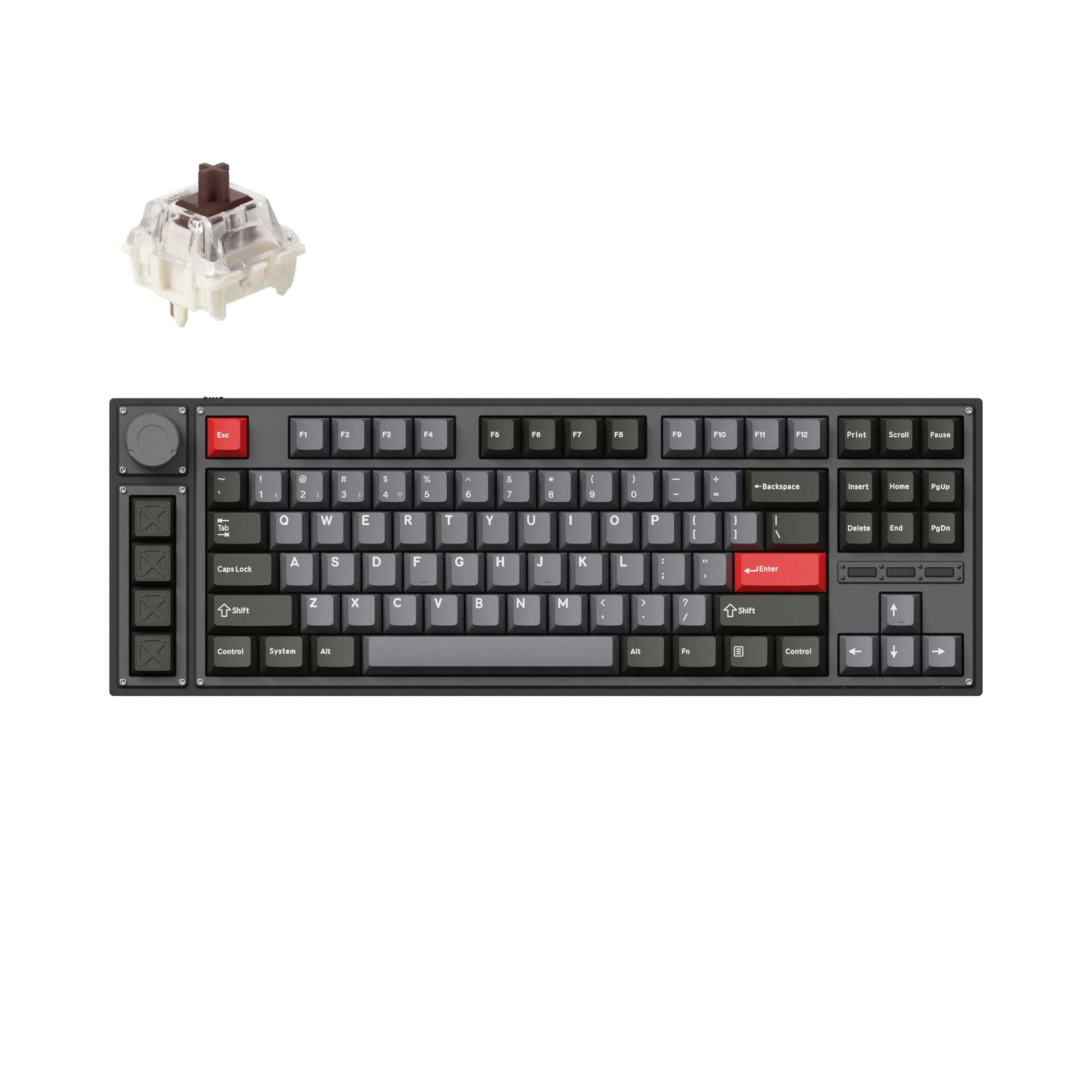 Teclado Mecânico Personalizado Sem Fio Lemokey L3 QMK/VIA