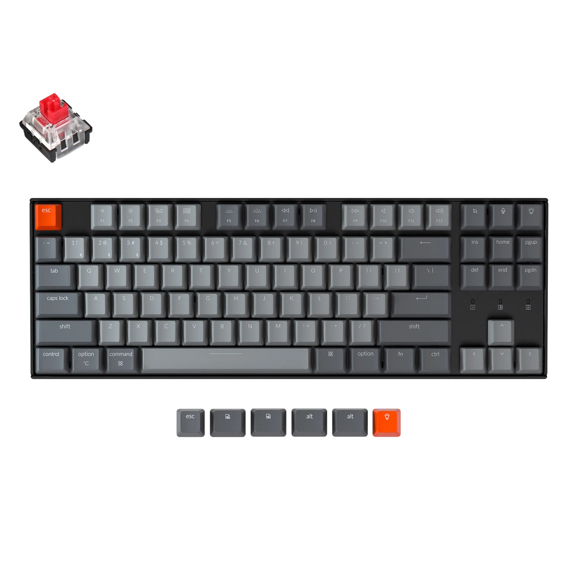 Teclado mecánico inalámbrico Keychron K8