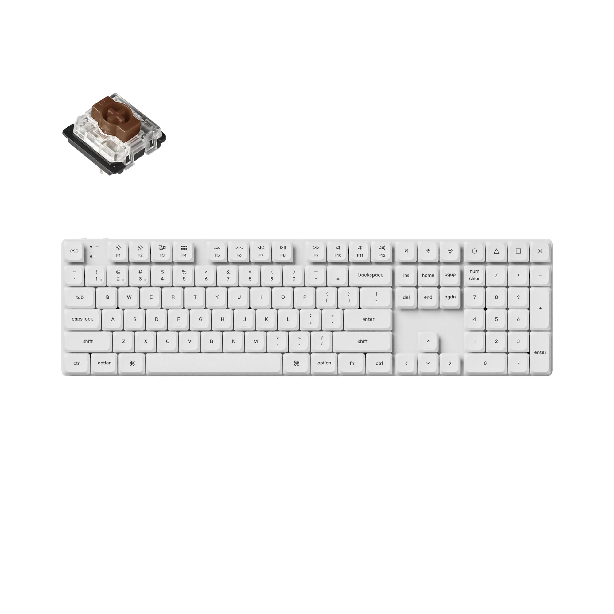 Bezprzewodowa klawiatura mechaniczna custom Keychron K5 Pro QMK/VIA