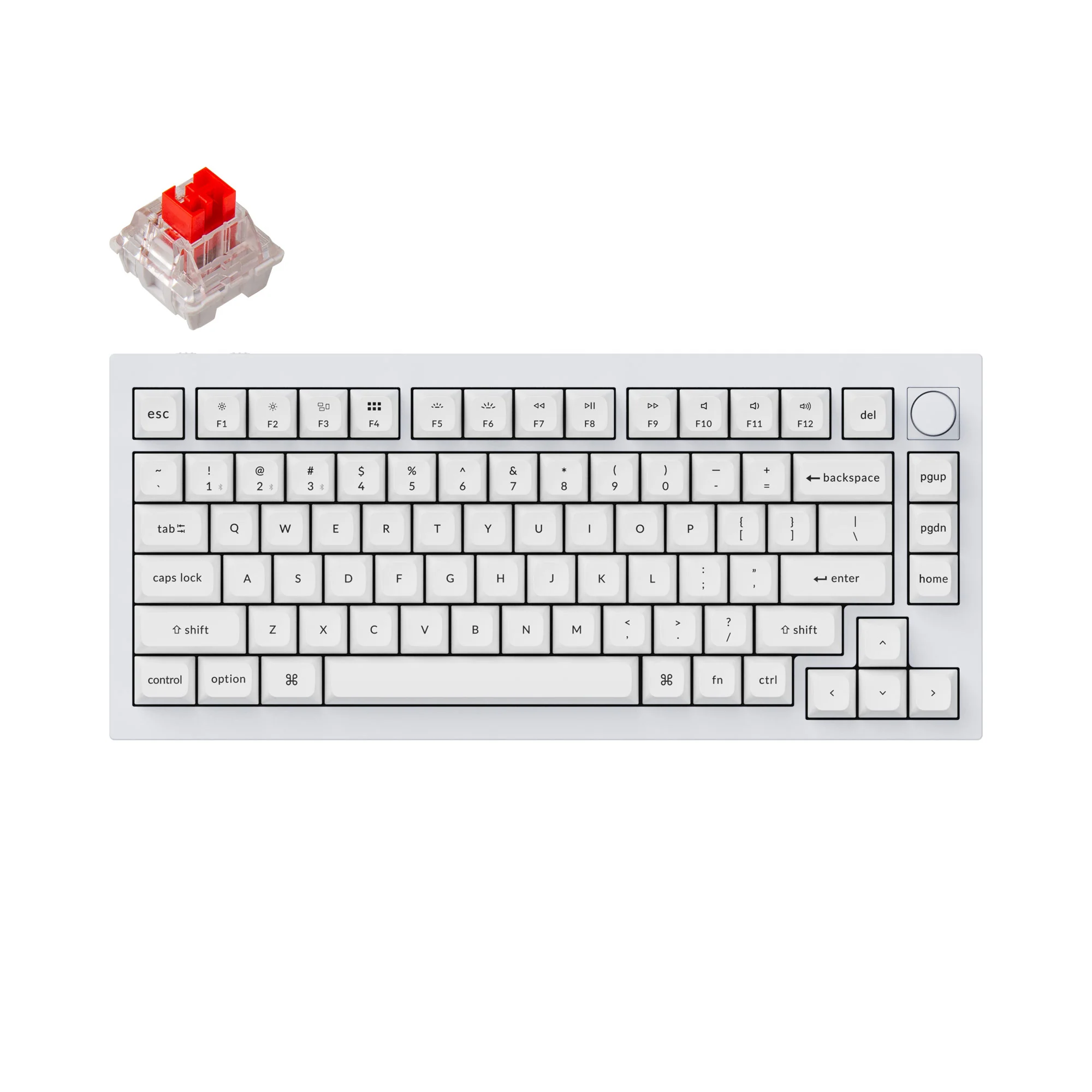 Keychron Q1 Pro QMK/VIA Teclado Mecânico Personalizado Sem Fio