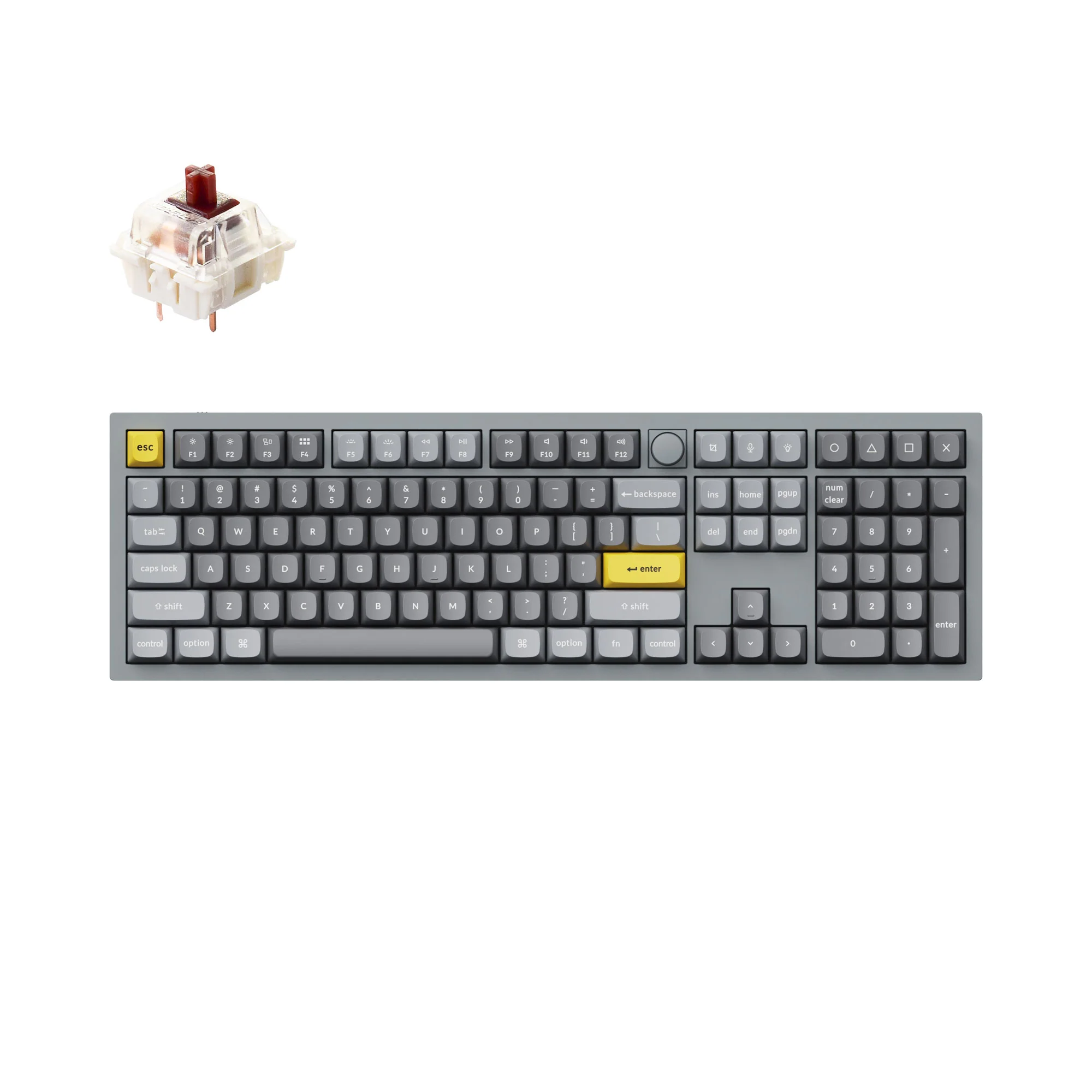 Teclado mecánico personalizado QMK Keychron Q6