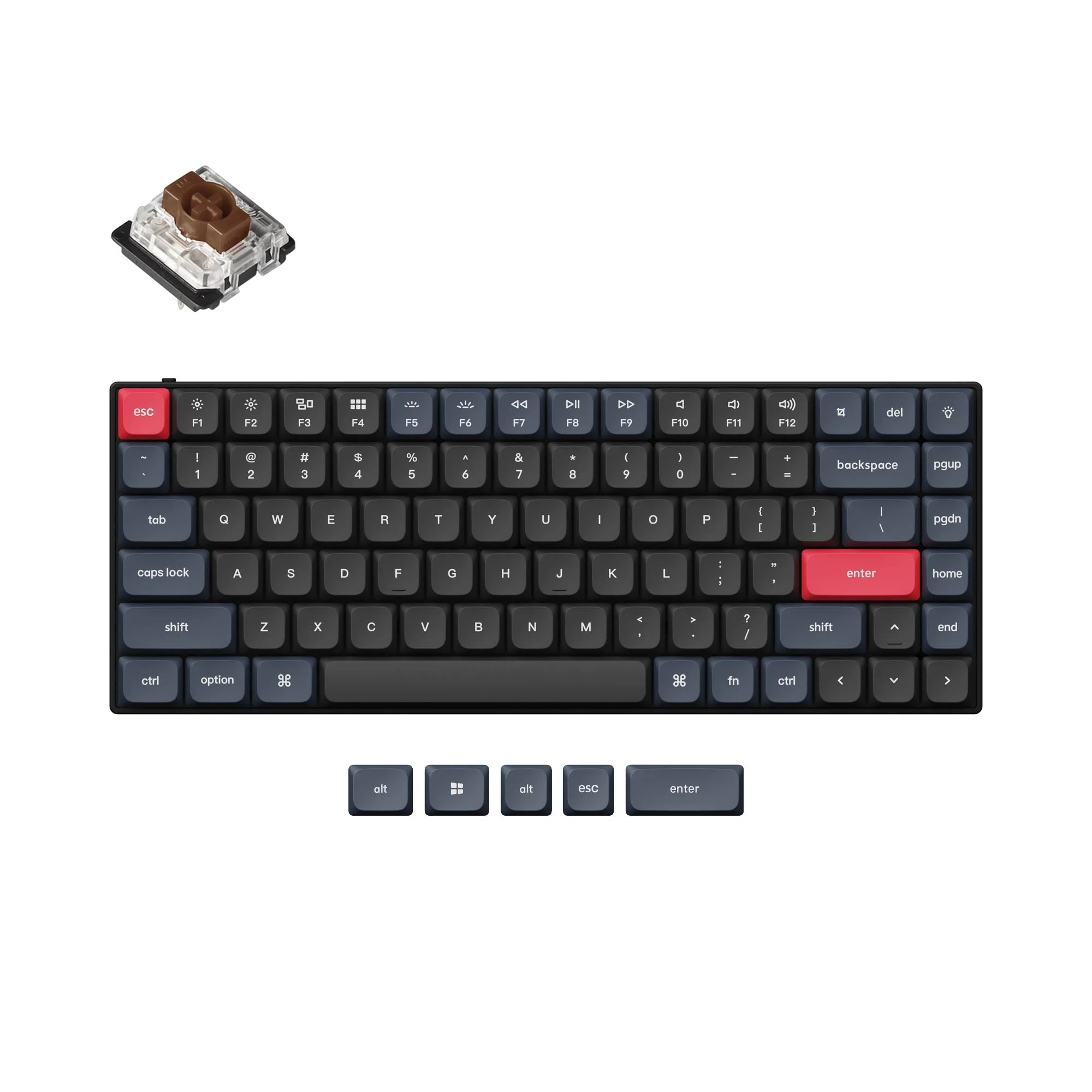 Teclado Mecânico Personalizado QMK Keychron S1