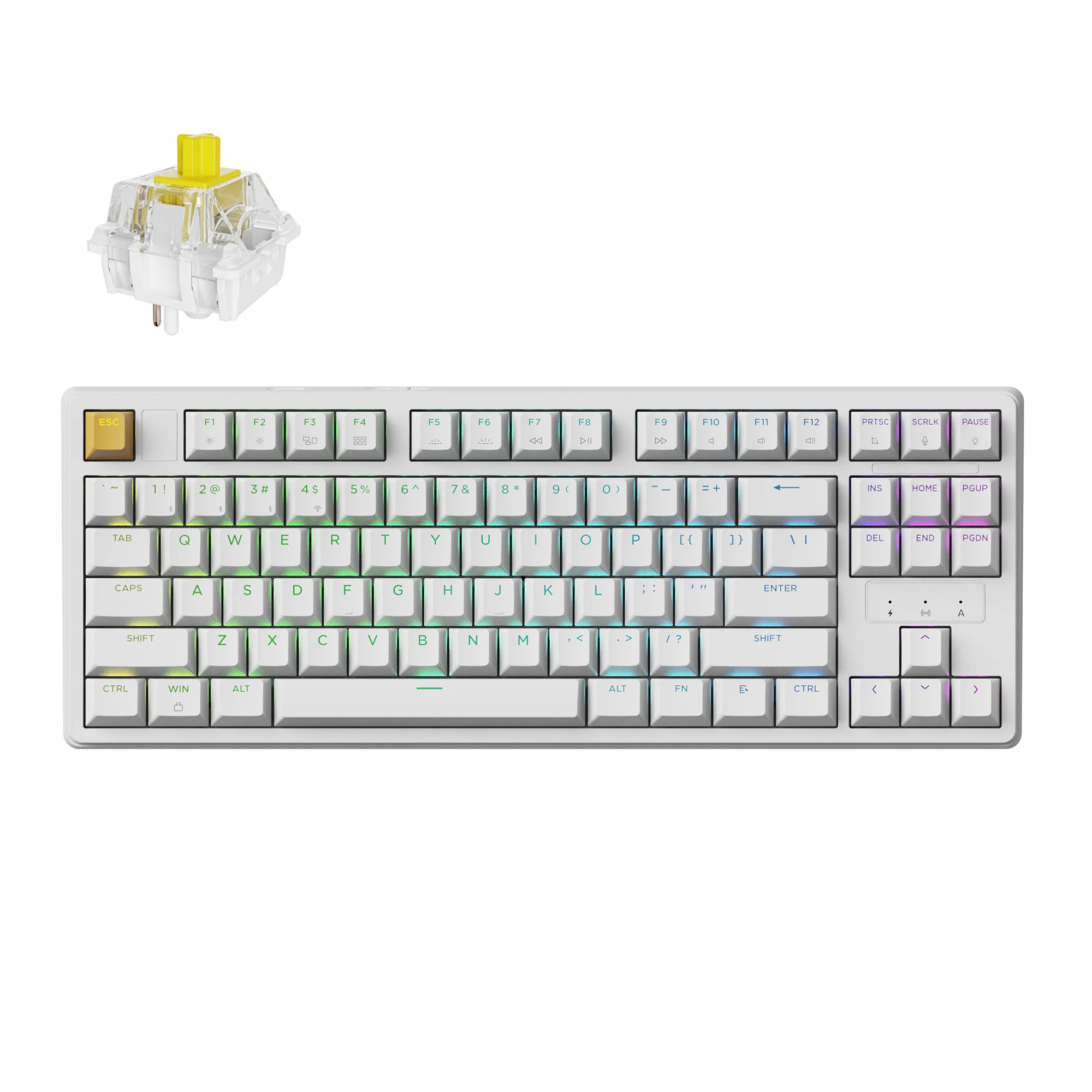Teclado Mecânico Sem Fio Keychron J4 QMK