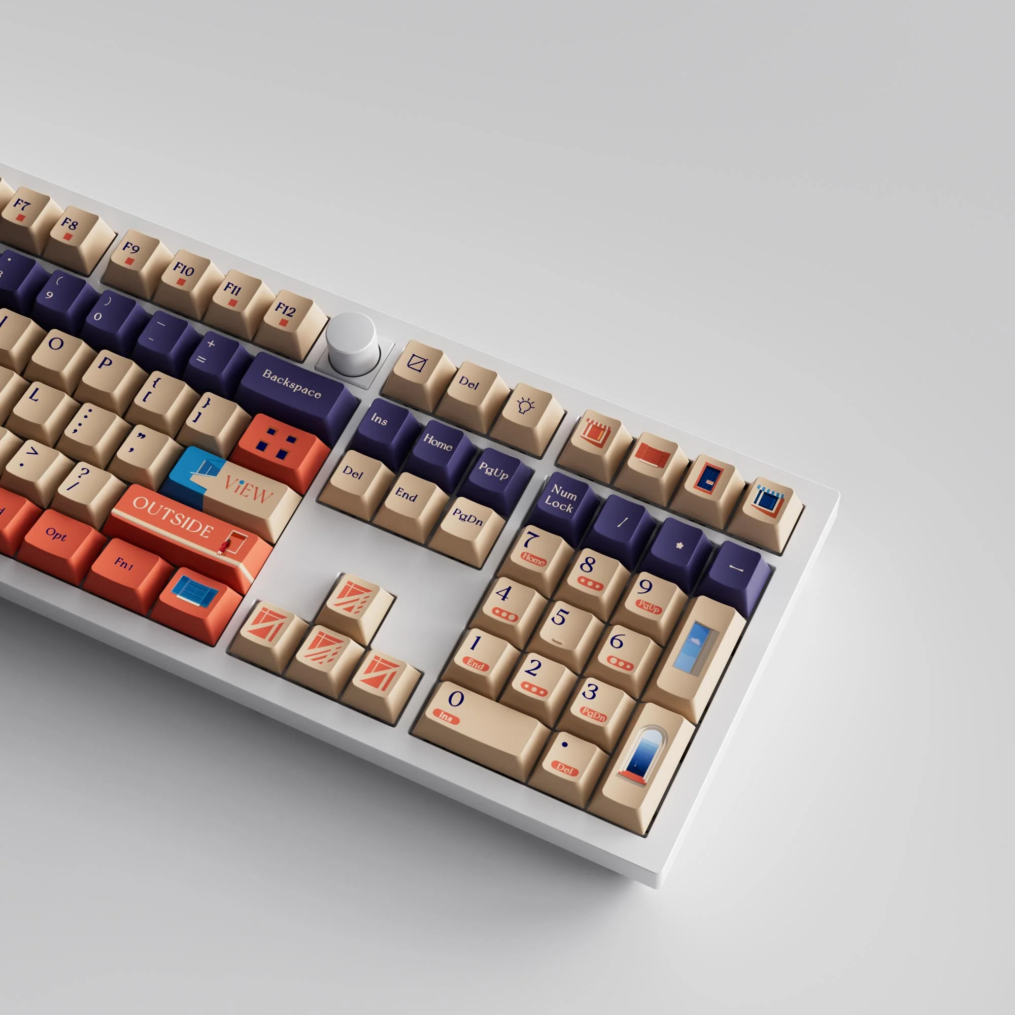 Window View - Set completo de keycaps PBT de perfil Cherry con sublimación