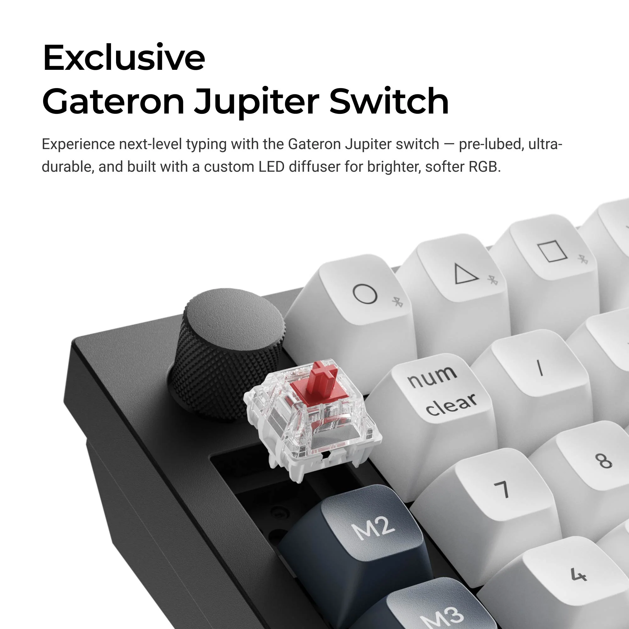 Keychron Q0 Max QMK Teclado numérico inalámbrico personalizado