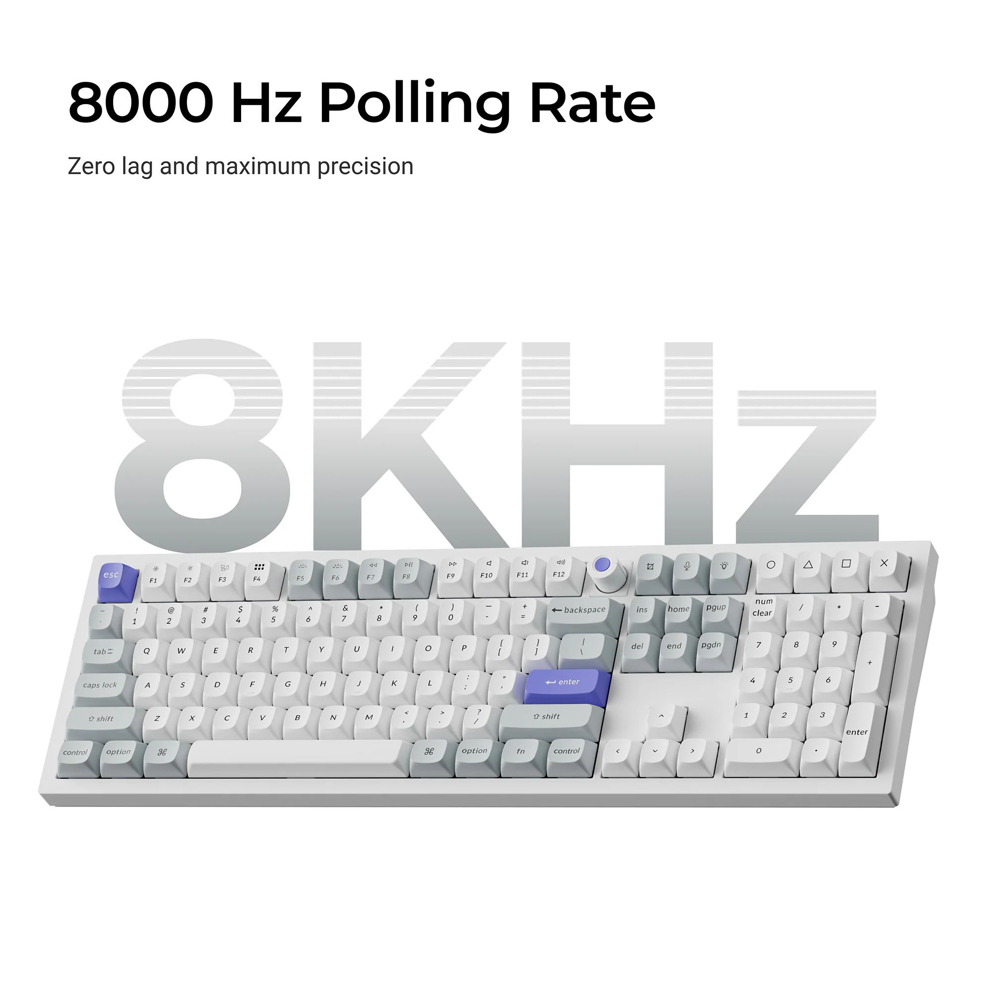 Keychron Q6 HE 8K Teclado con interruptores magnéticos