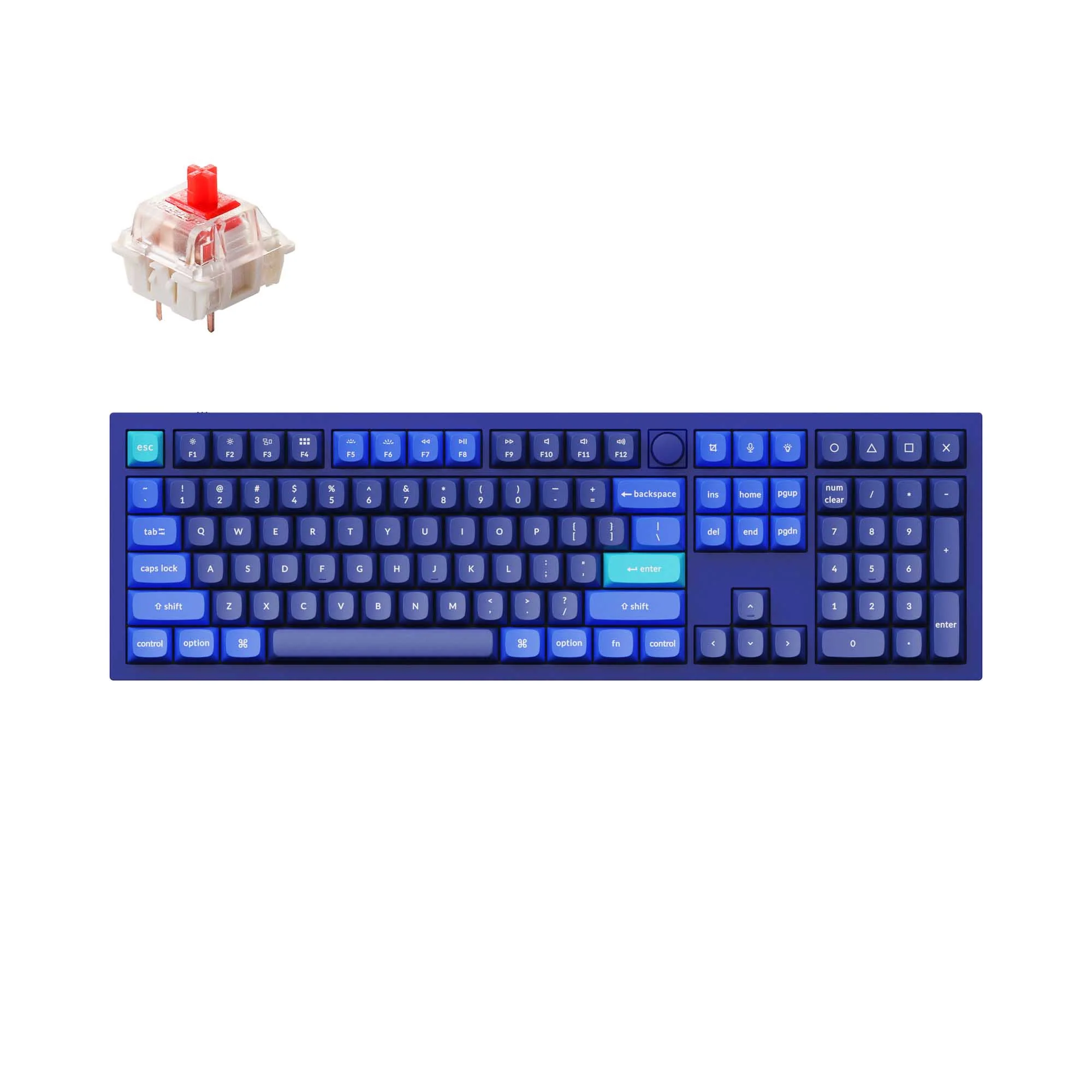 Teclado mecánico personalizado QMK Keychron Q6