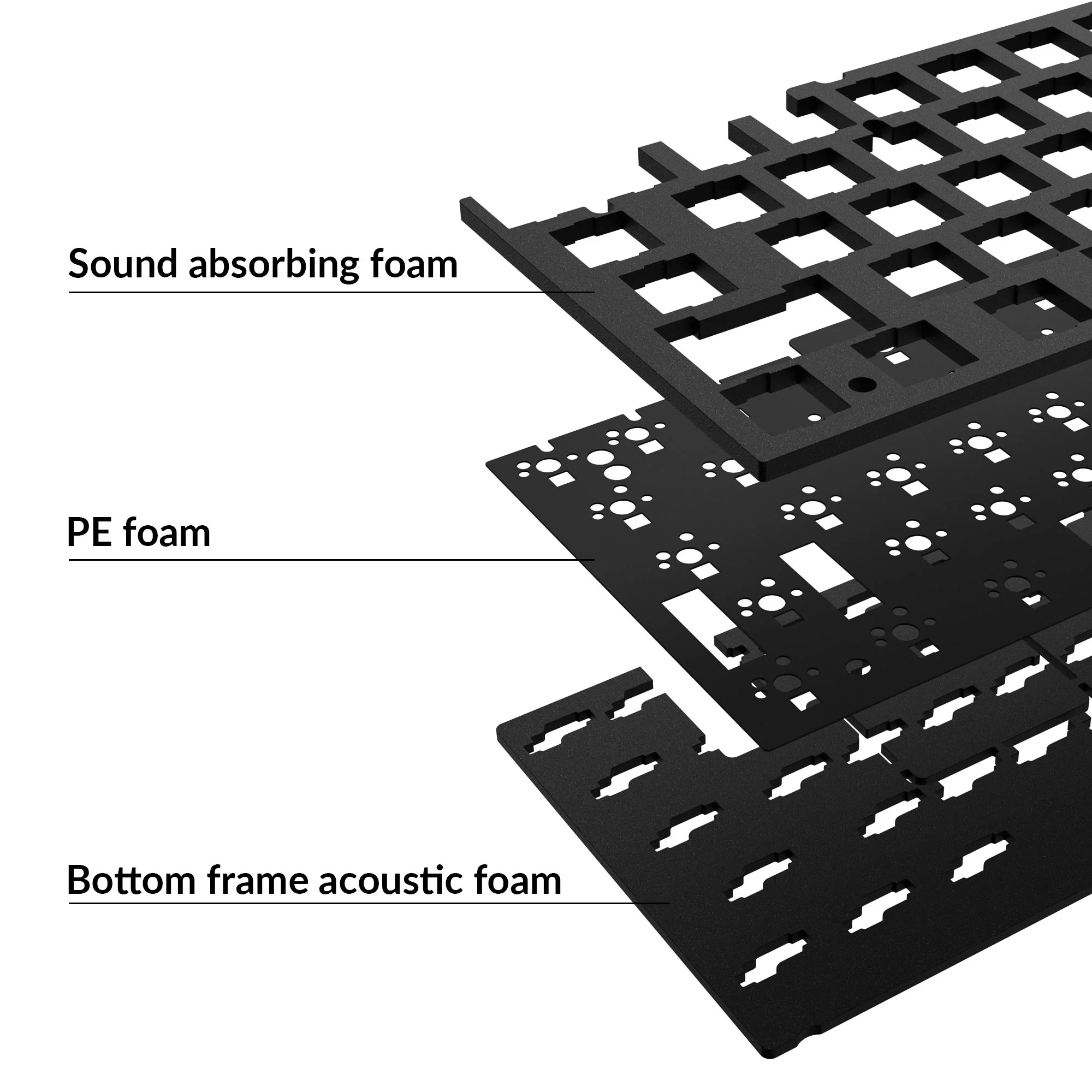 Kit de upgrade acústico Keychron Q2 / Q2 Pro / Q2 Max