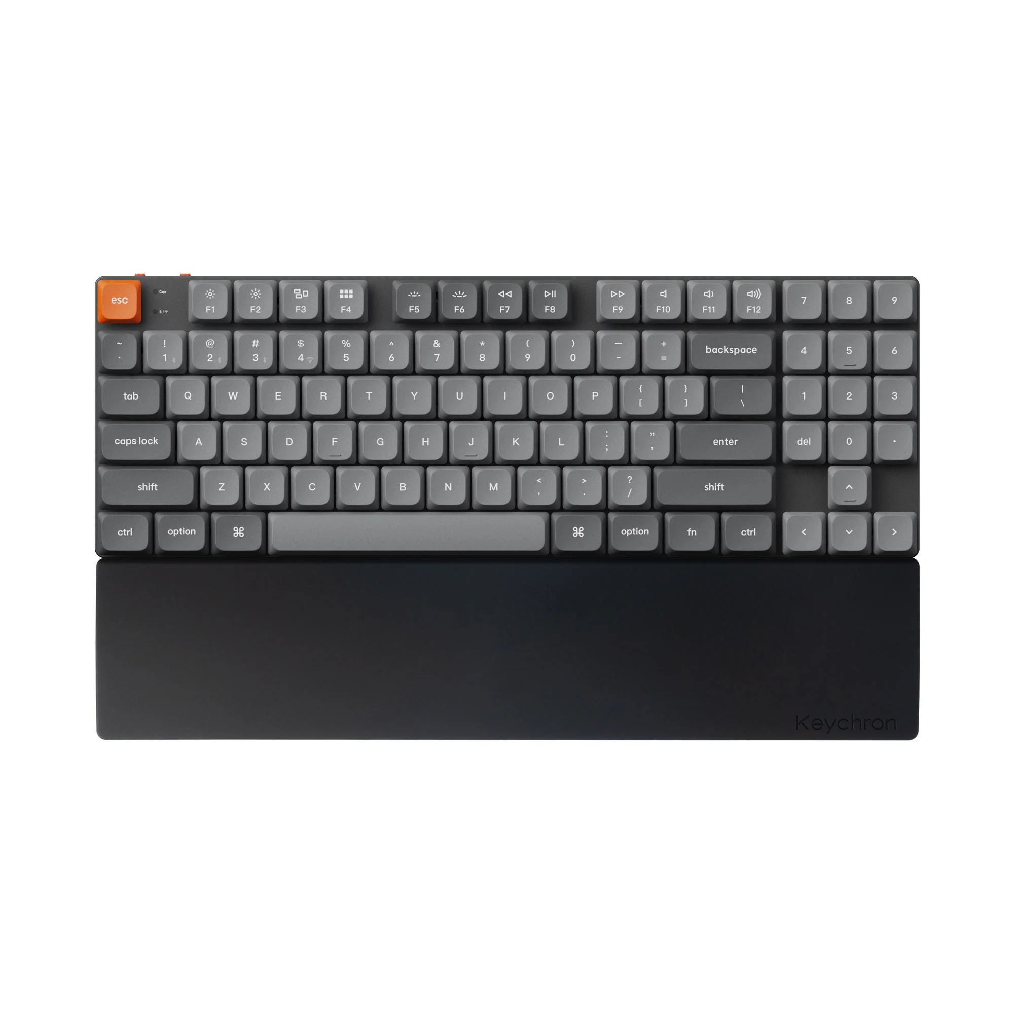 Reposamuñecas de silicona Keychron - Perfil bajo