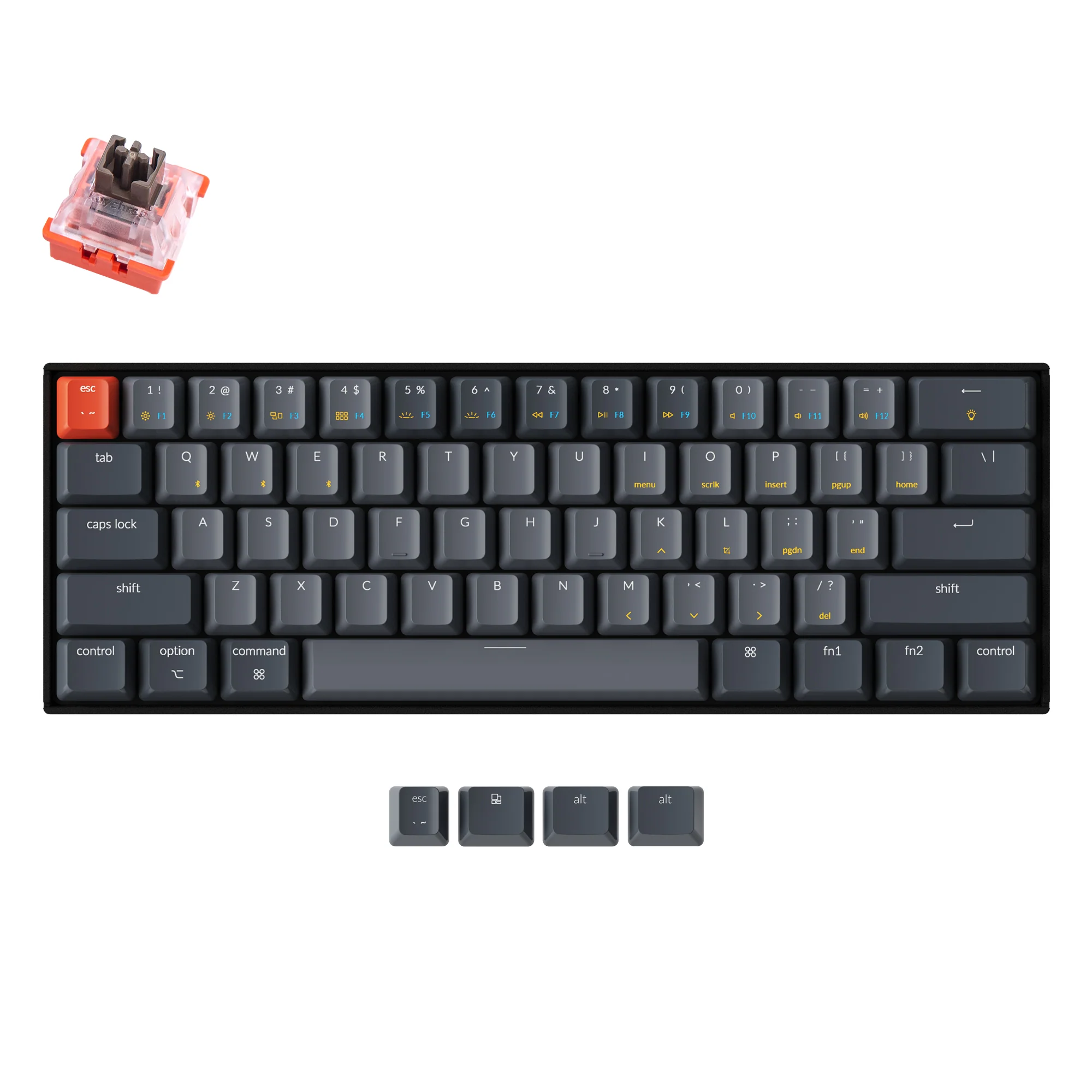 Bezprzewodowa mechaniczna klawiatura Keychron K12
