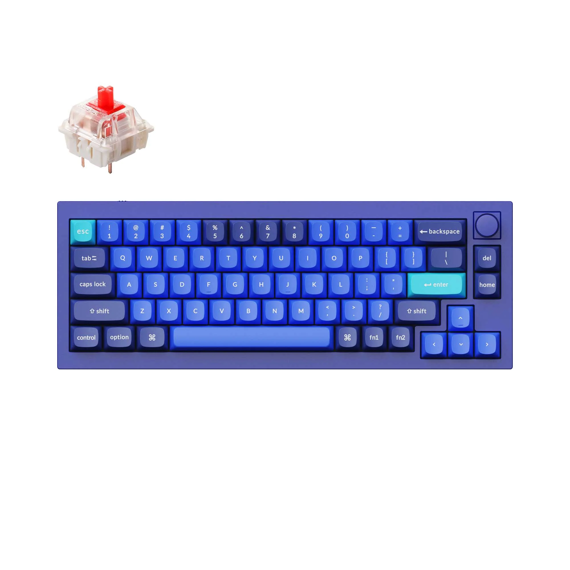Teclado Mecânico Customizado QMK Keychron Q2