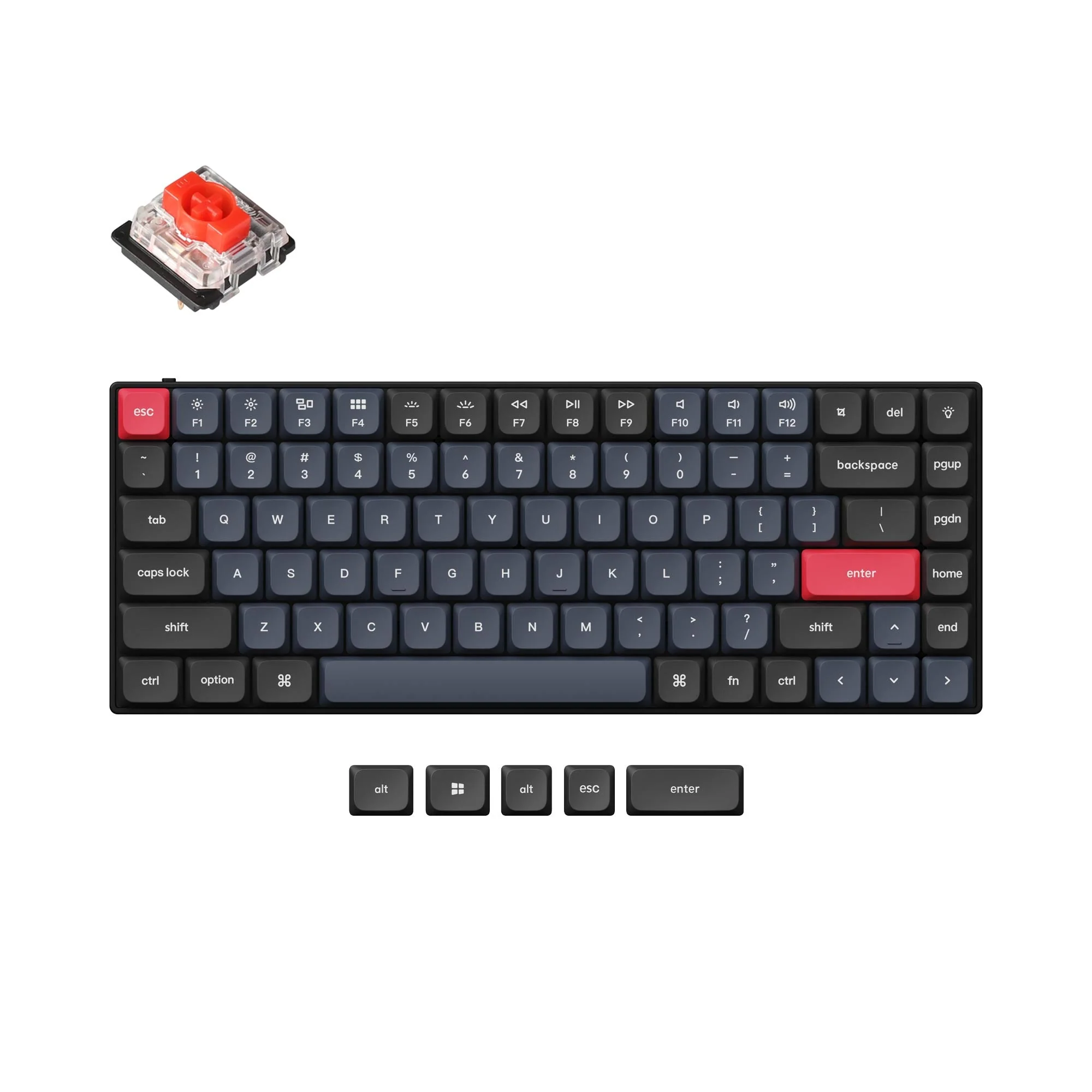 Teclado Mecânico Personalizado QMK Keychron S1