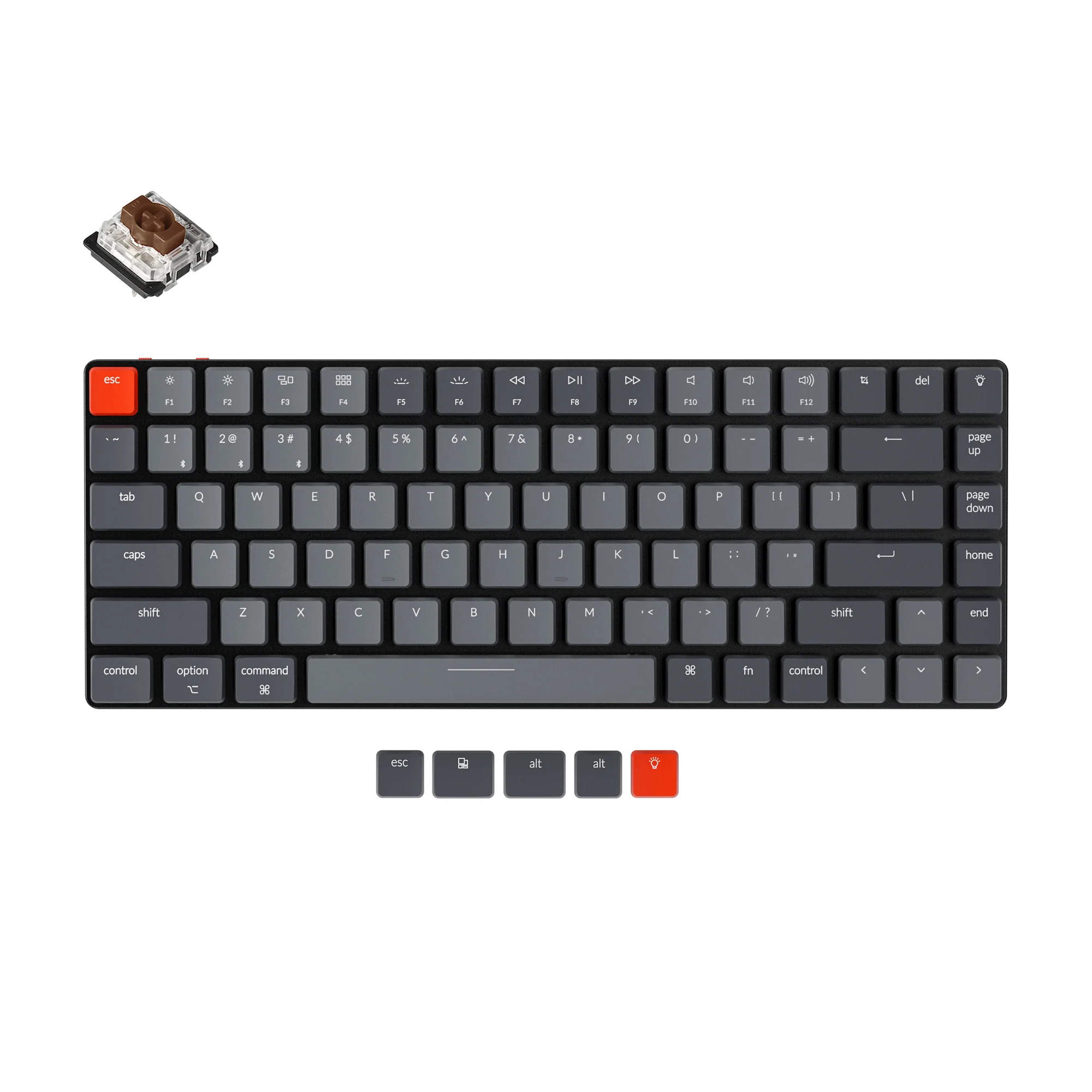 Keychron K3 ultracienka bezprzewodowa klawiatura mechaniczna (wersja 2)