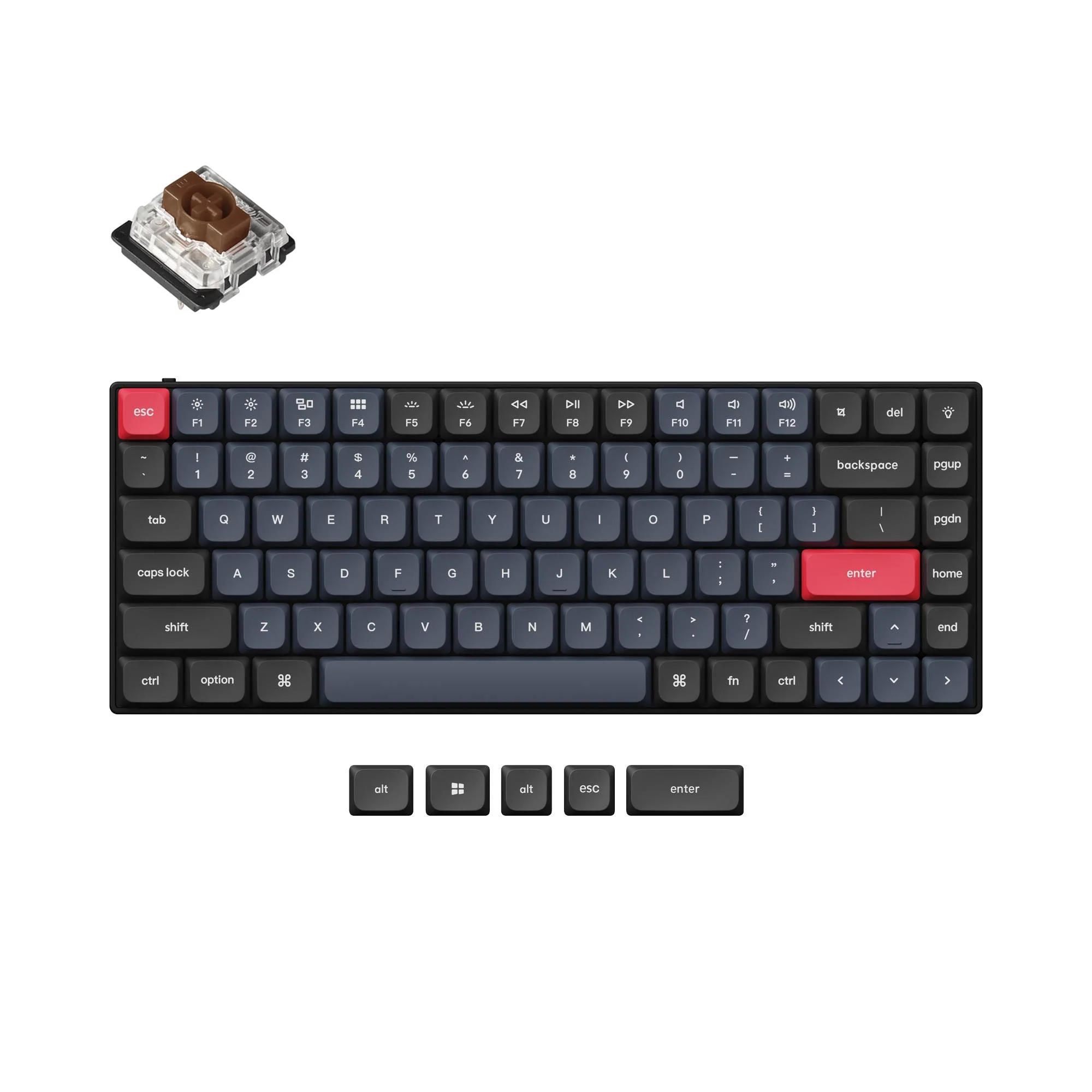 Teclado Mecânico Personalizado QMK Keychron S1