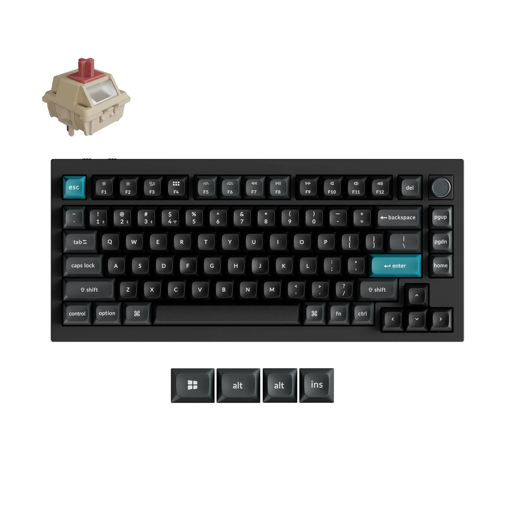Keychron Q1 Ultra 8K langaton custom-mekaaninen näppäimistö
