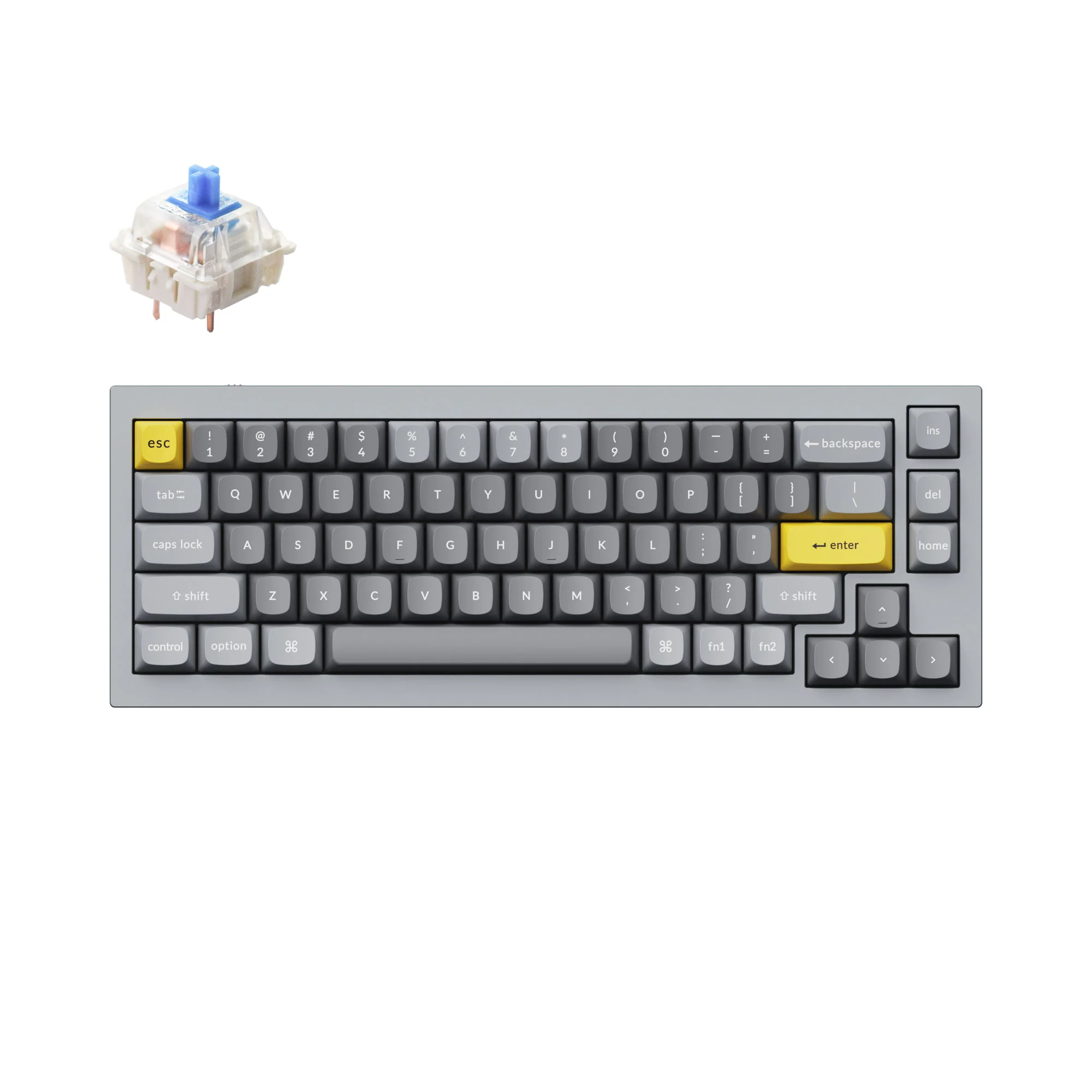 Teclado Mecânico Customizado QMK Keychron Q2