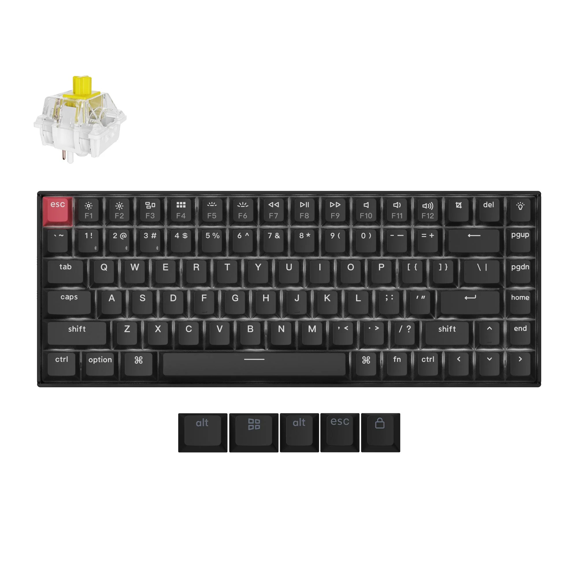 Keychron K2 QMK Teclado mecánico inalámbrico (Versión 3)
