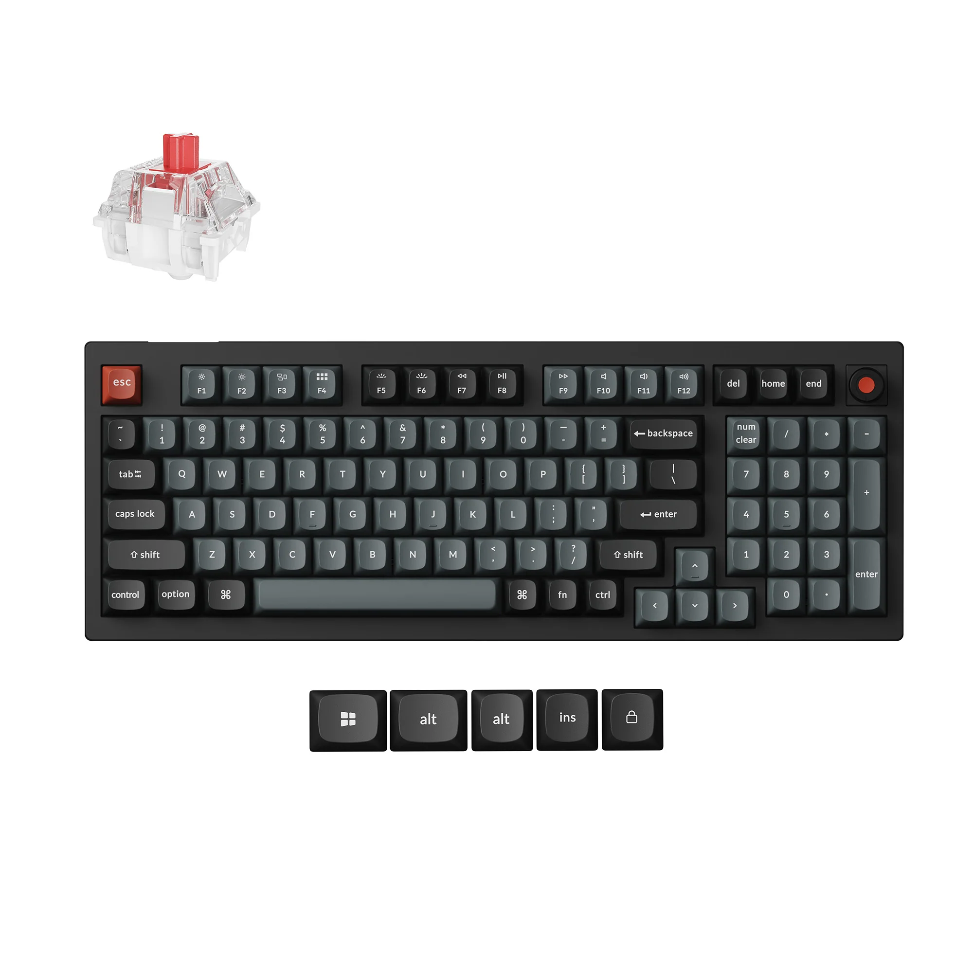 Keychron V5 8K QMK Przewodowa klawiatura mechaniczna custom