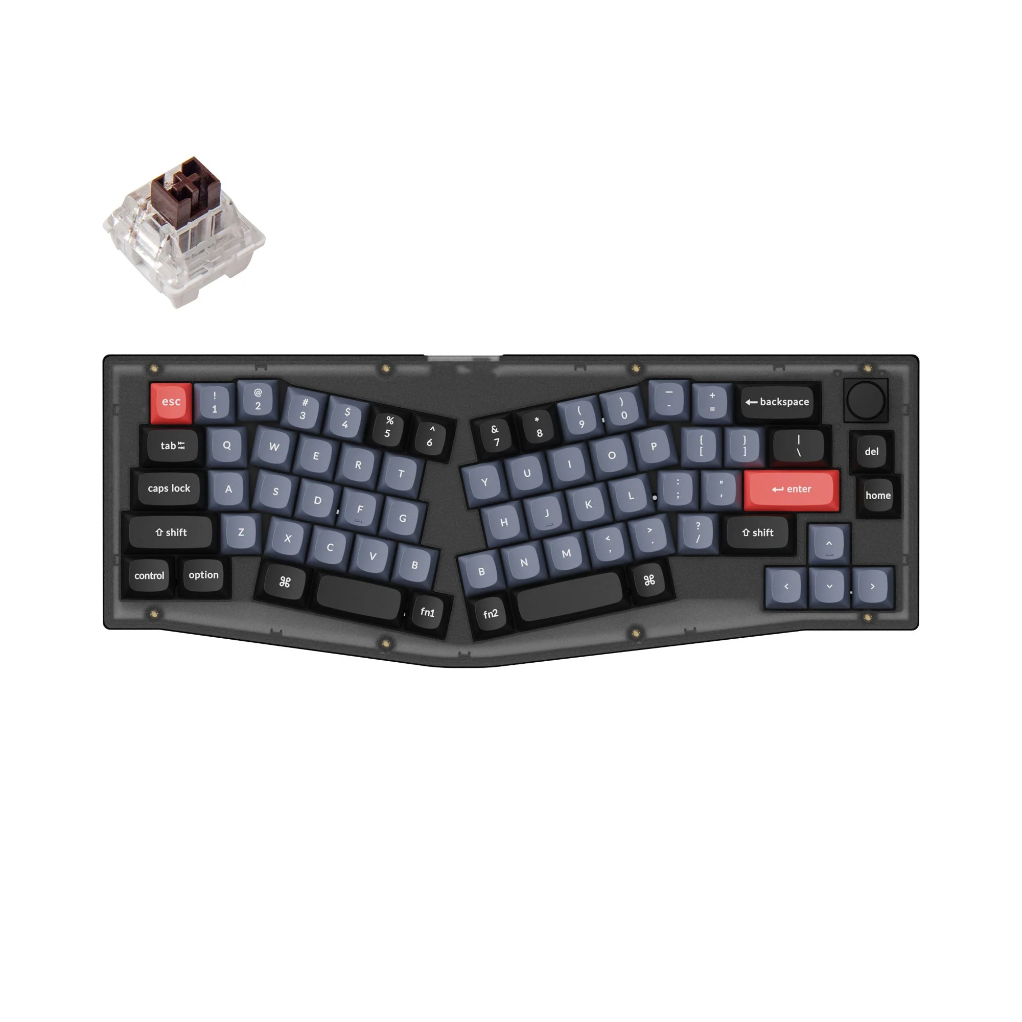 Keychron V8 (Distribución Alice) QMK Teclado Mecánico Personalizado