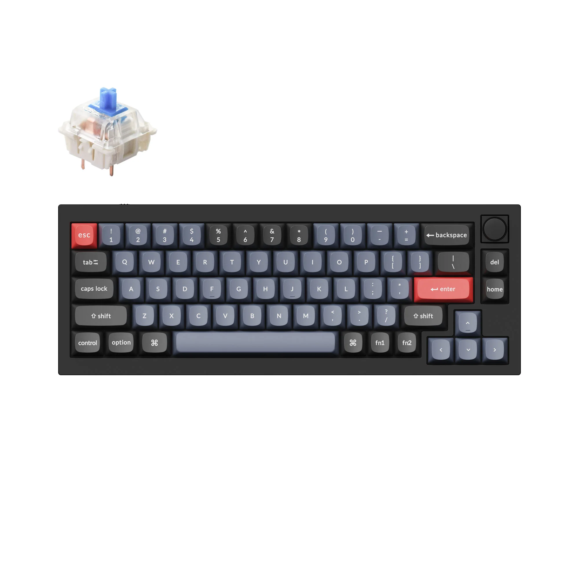 Teclado Mecânico Customizado QMK Keychron Q2