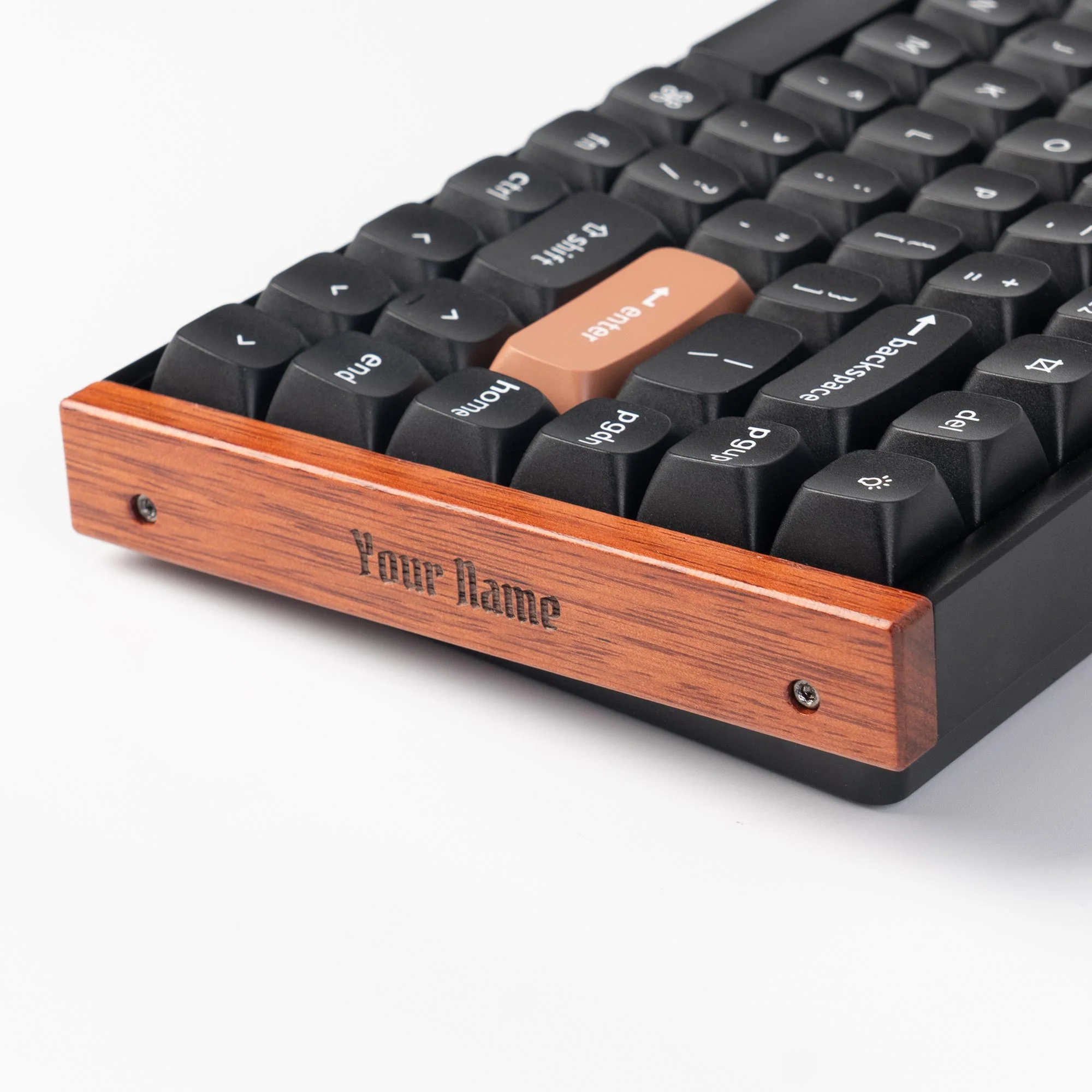 Keychron Lateral de madera para teclado