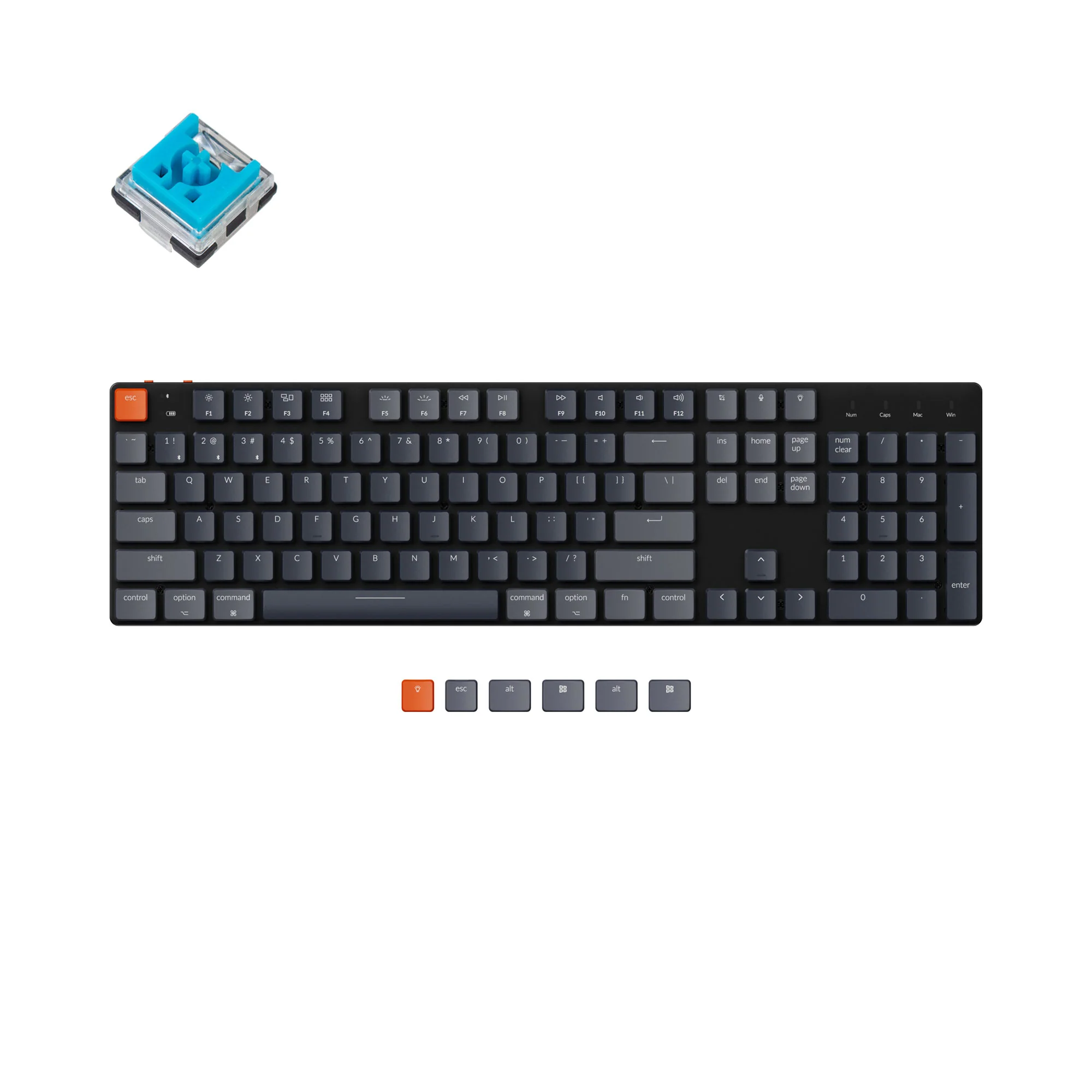 Teclado Mecânico Sem Fio Keychron K5 SE
