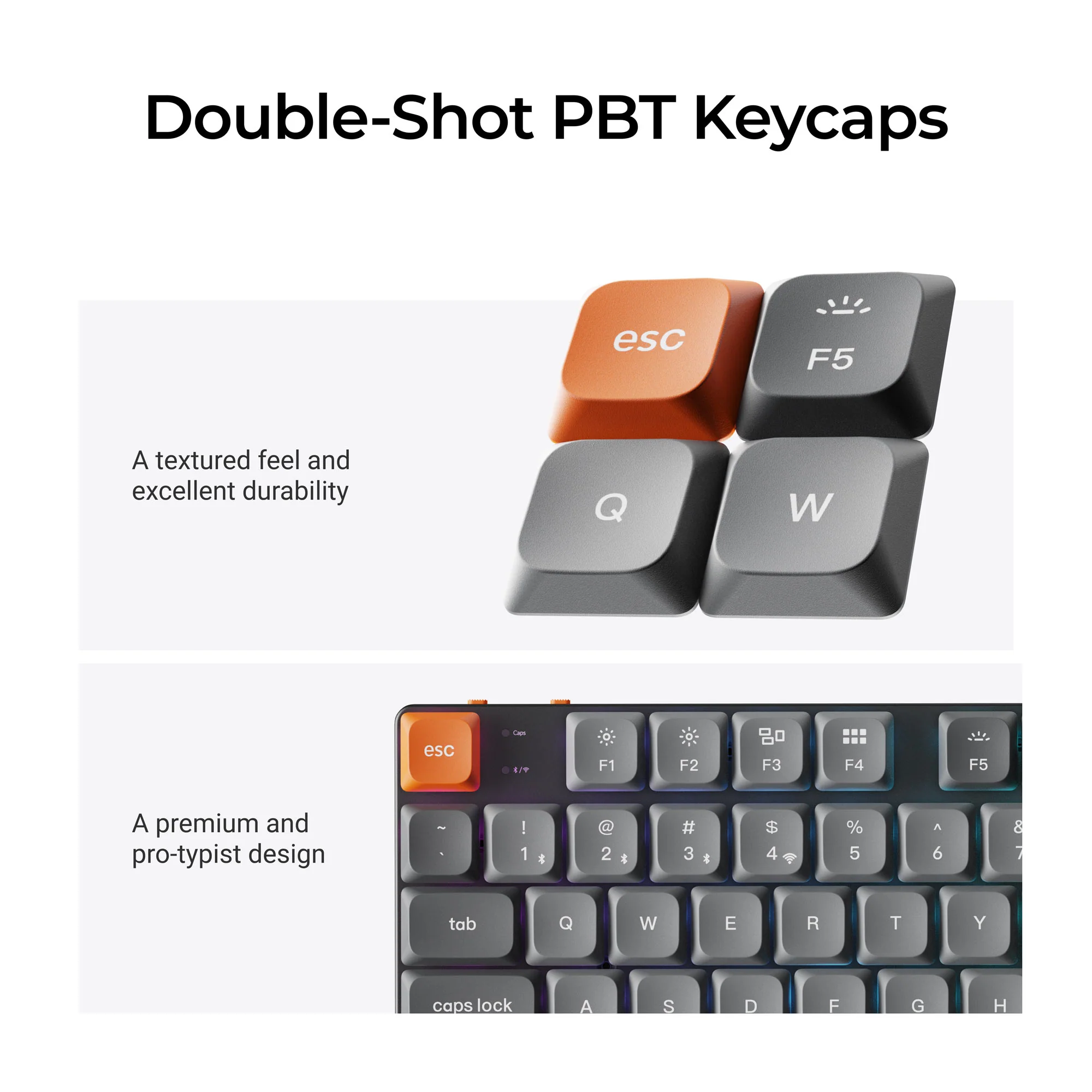 Teclado mecánico inalámbrico personalizado Keychron K5 Max QMK/VIA
