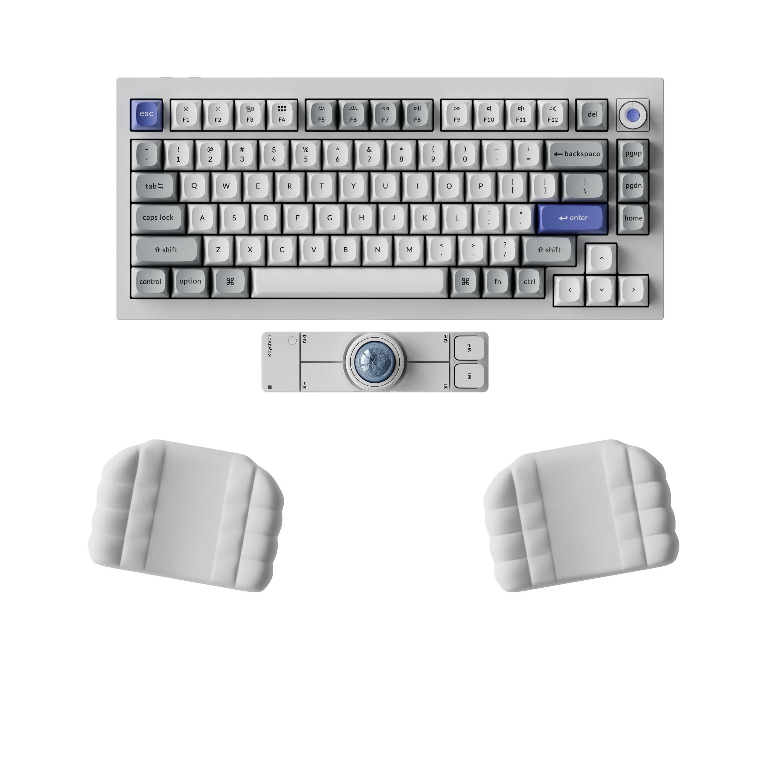 Keychron Reposamuñecas de silicona split