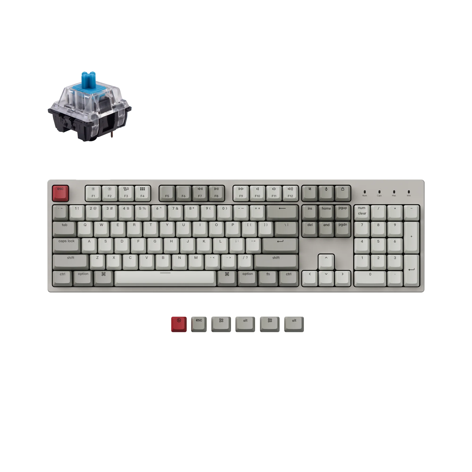 Tastiera meccanica cablata Keychron C2
