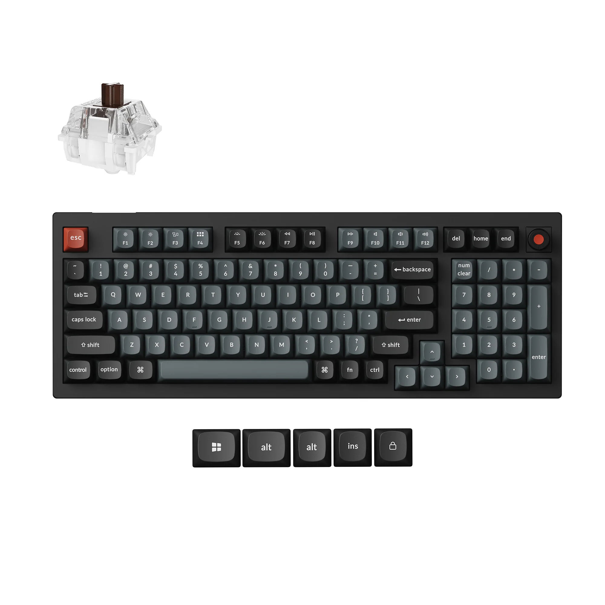 Keychron V5 8K QMK Przewodowa klawiatura mechaniczna custom