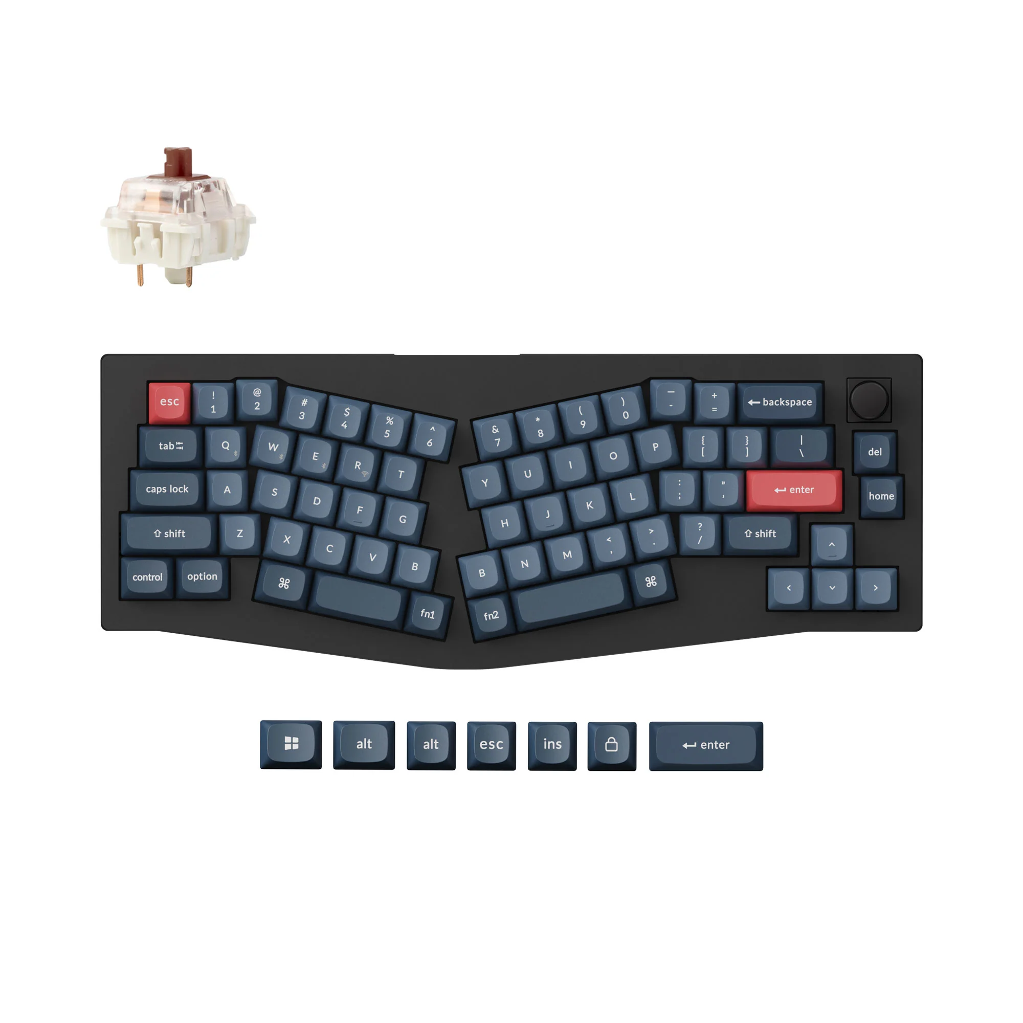 Keychron V8 Max (Alice Layout) QMK Teclado mecánico personalizado