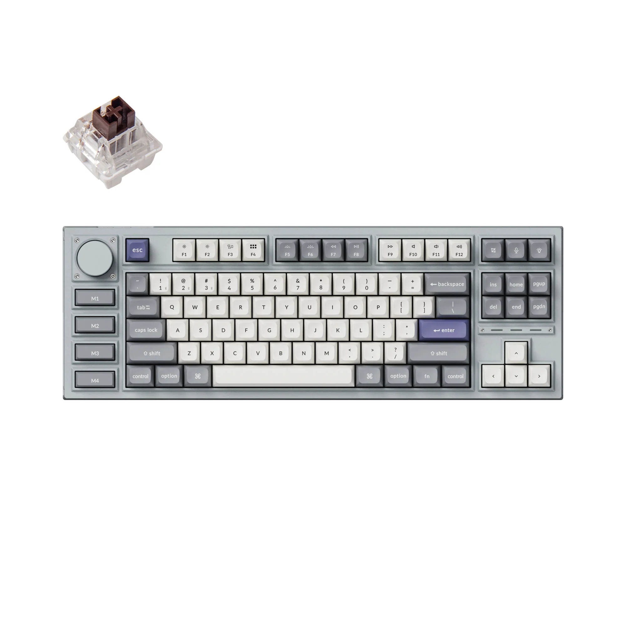 Keychron Q3 Pro teclado mecánico inalámbrico personalizable QMK/VIA