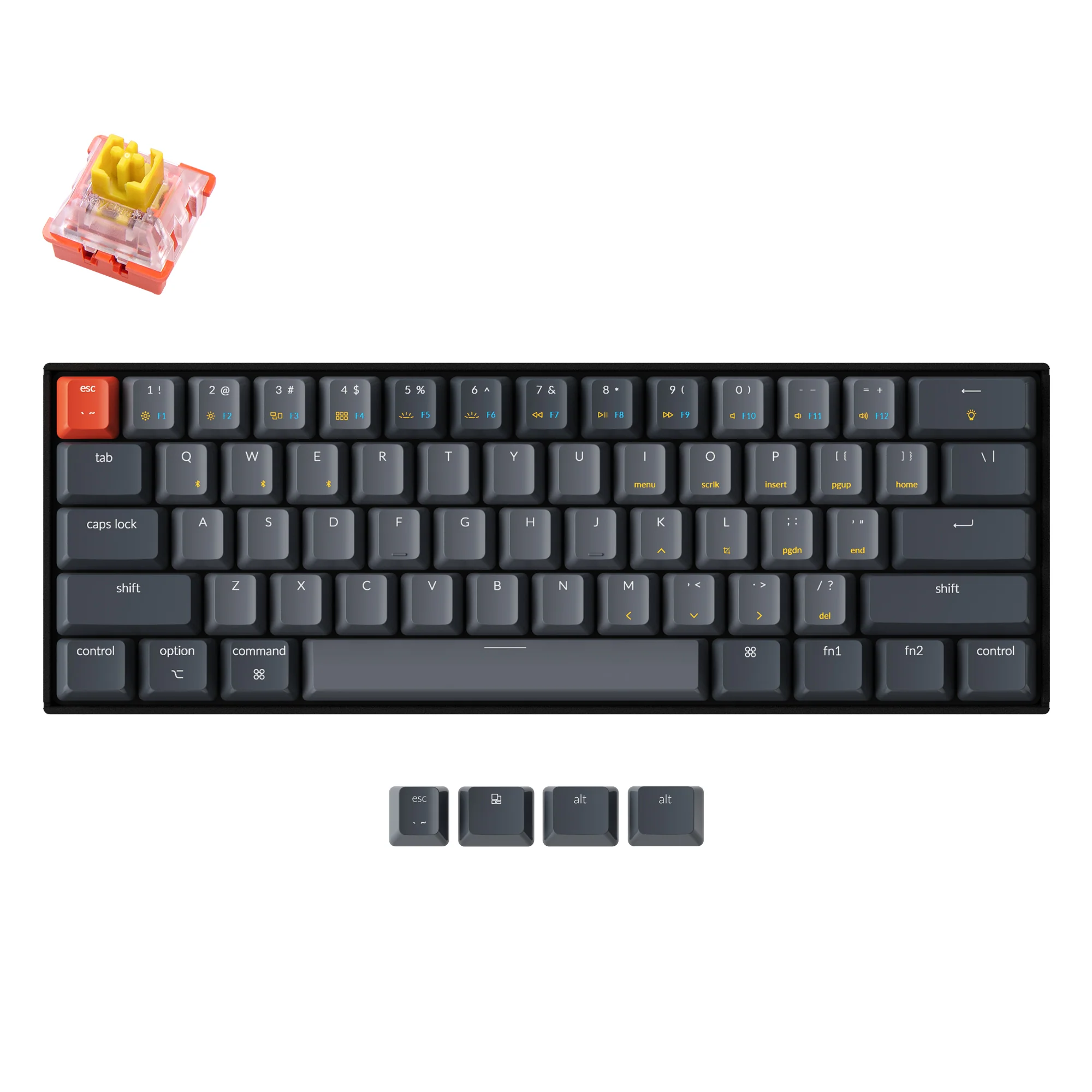 Bezprzewodowa mechaniczna klawiatura Keychron K12