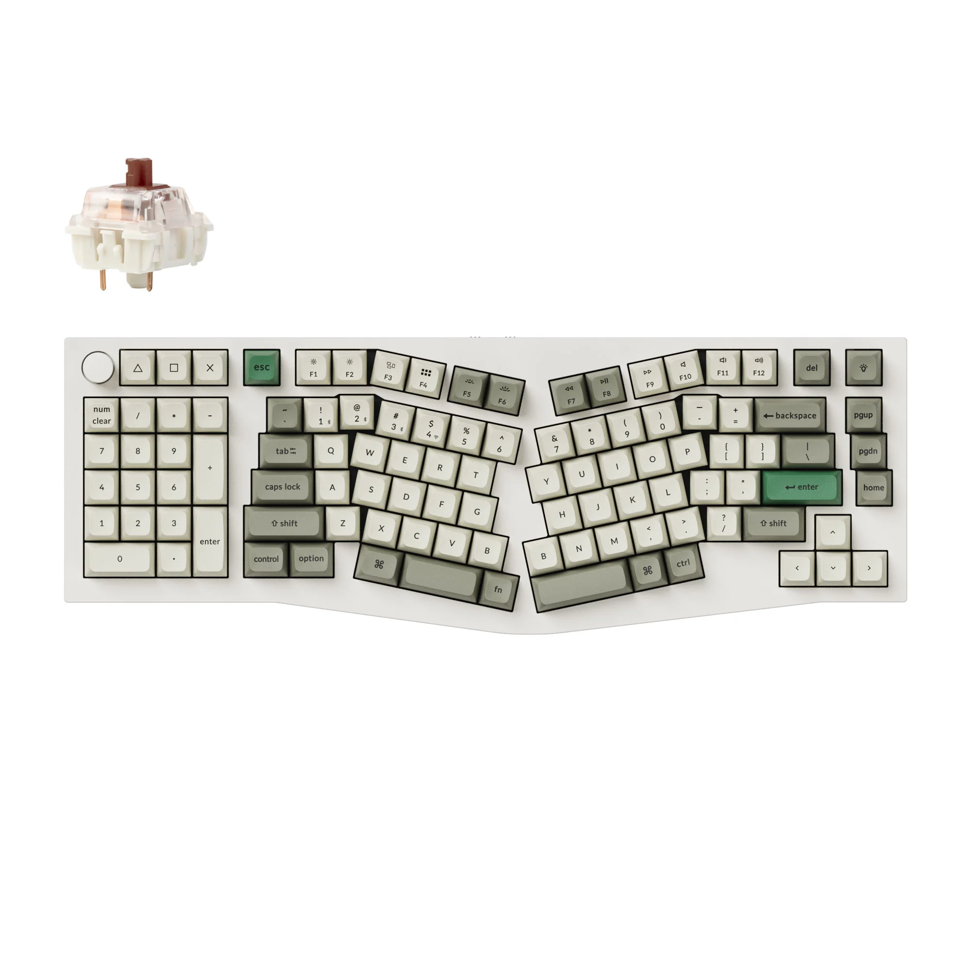 Keychron Q14 Max (Alice Layout) QMK Teclado mecánico inalámbrico personalizado
