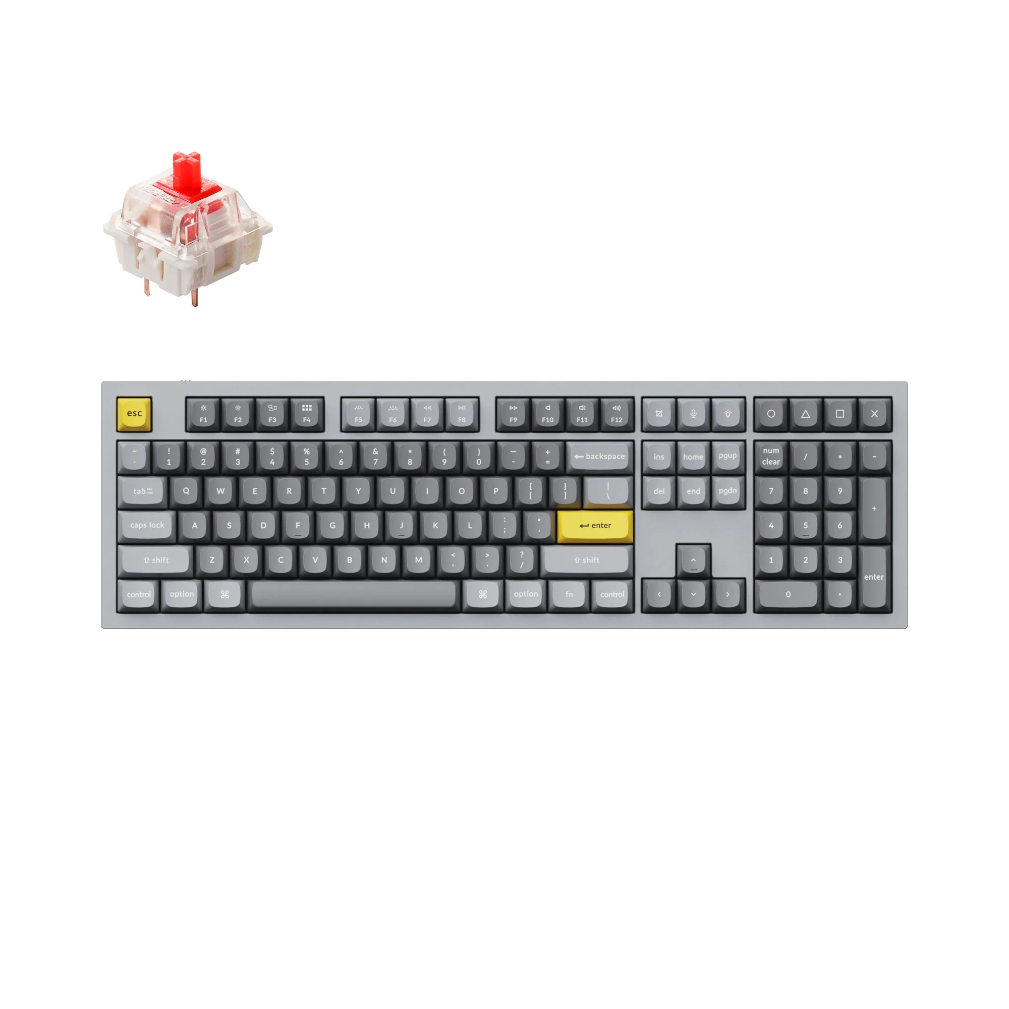 Teclado mecánico personalizado QMK Keychron Q6