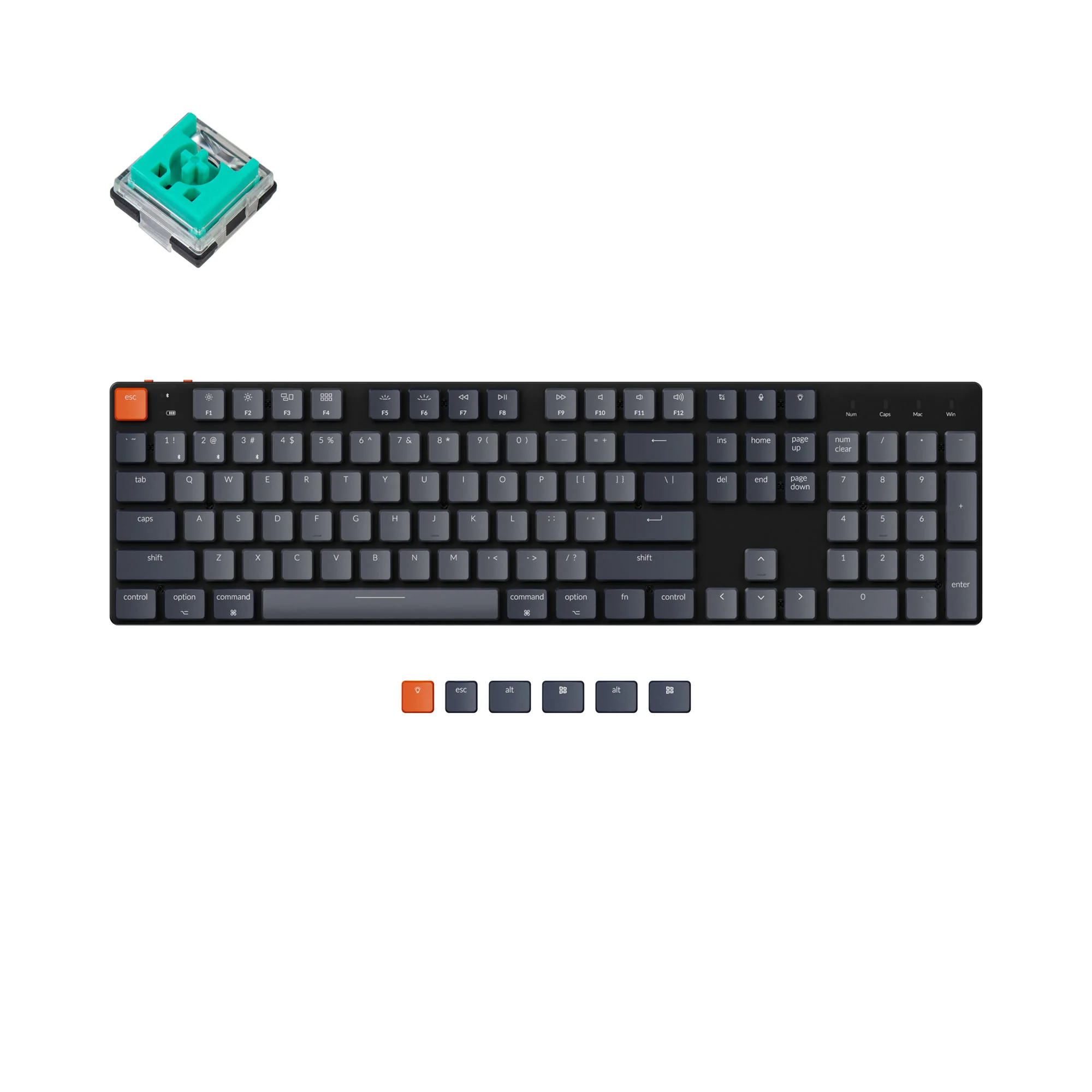 Teclado Mecânico Sem Fio Keychron K5 SE