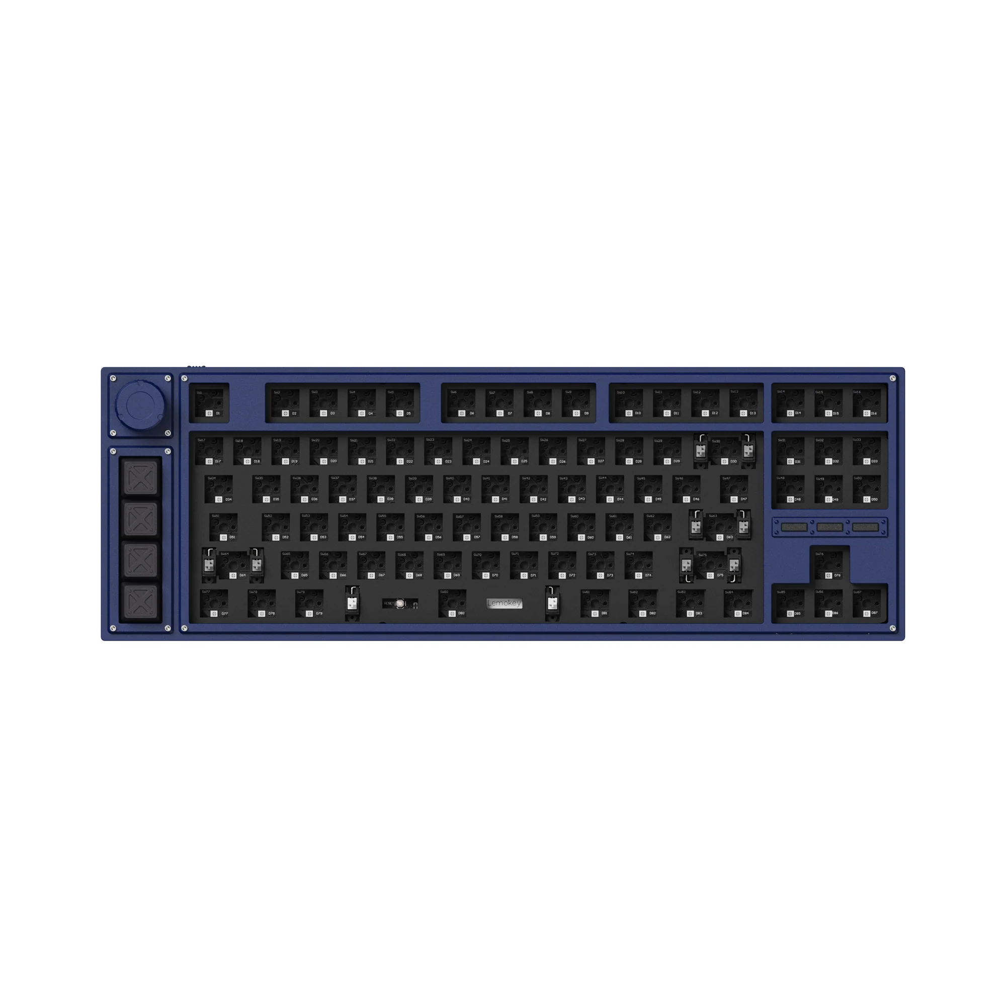 Teclado Mecânico Personalizado Sem Fio Lemokey L3 QMK/VIA