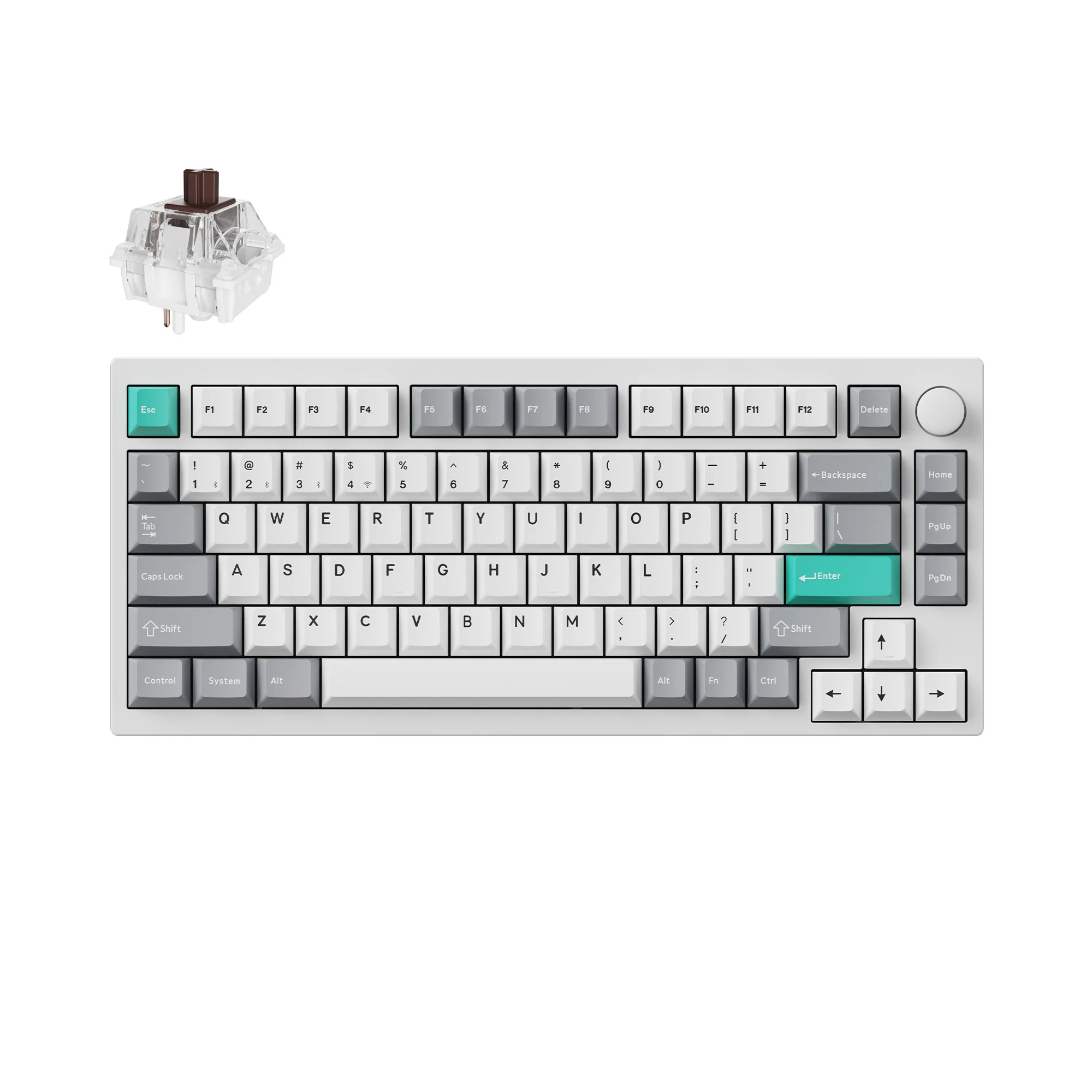 Lemokey P1 QMK/VIA mukautettu pelinäppäimistö