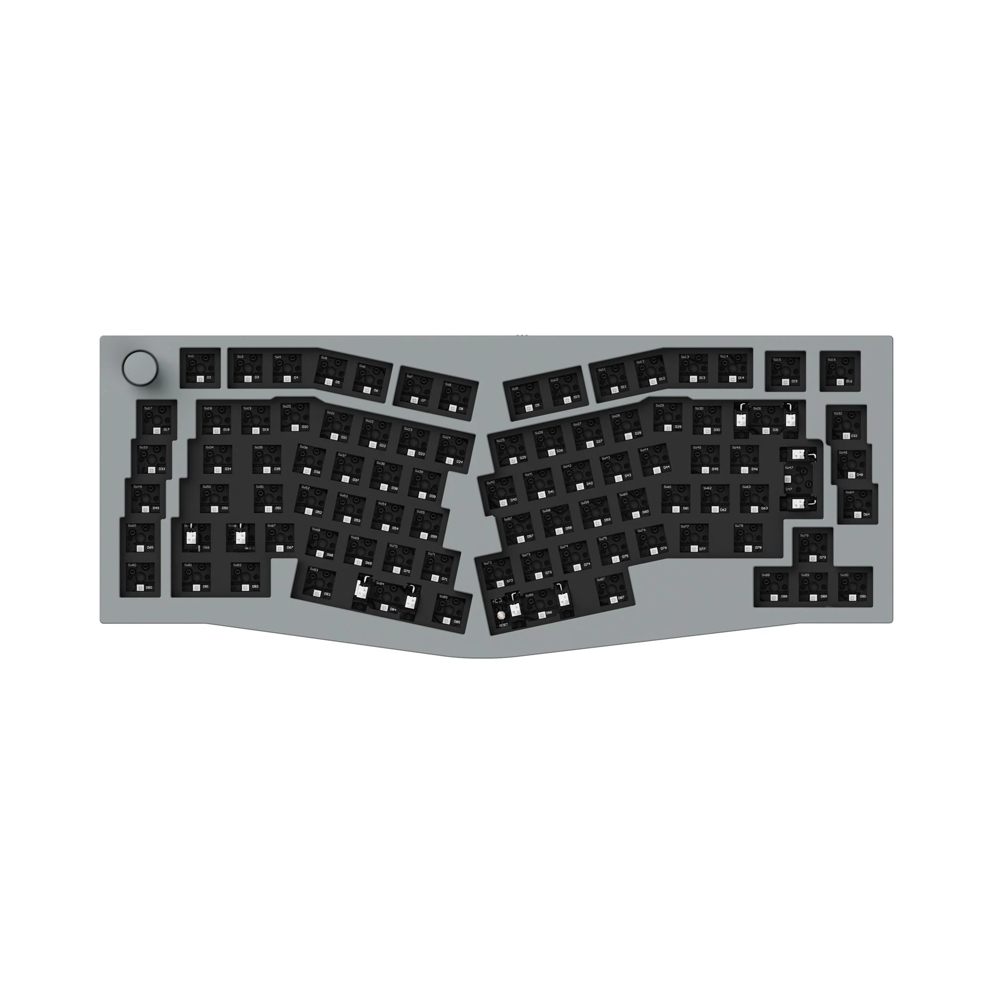 Keychron Q10 (Alice-asettelu) QMK Custom -mekaaninen näppäimistö, ISO-asettelukokoelma
