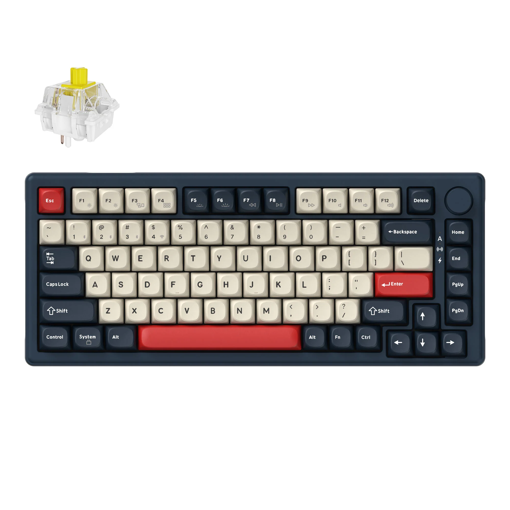 Keychron J2 QMK trådløst mekanisk tastatur