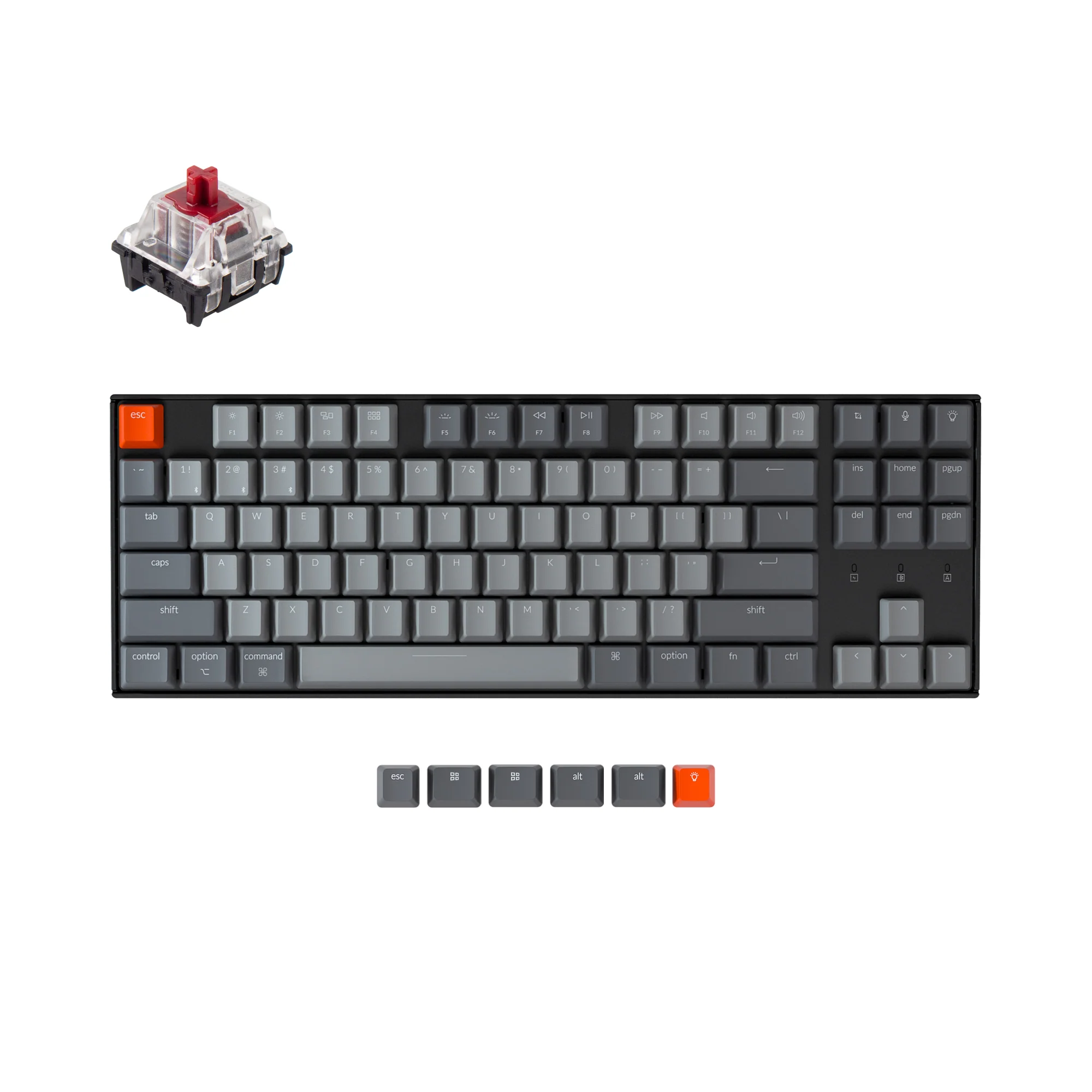 Teclado mecánico inalámbrico Keychron K8