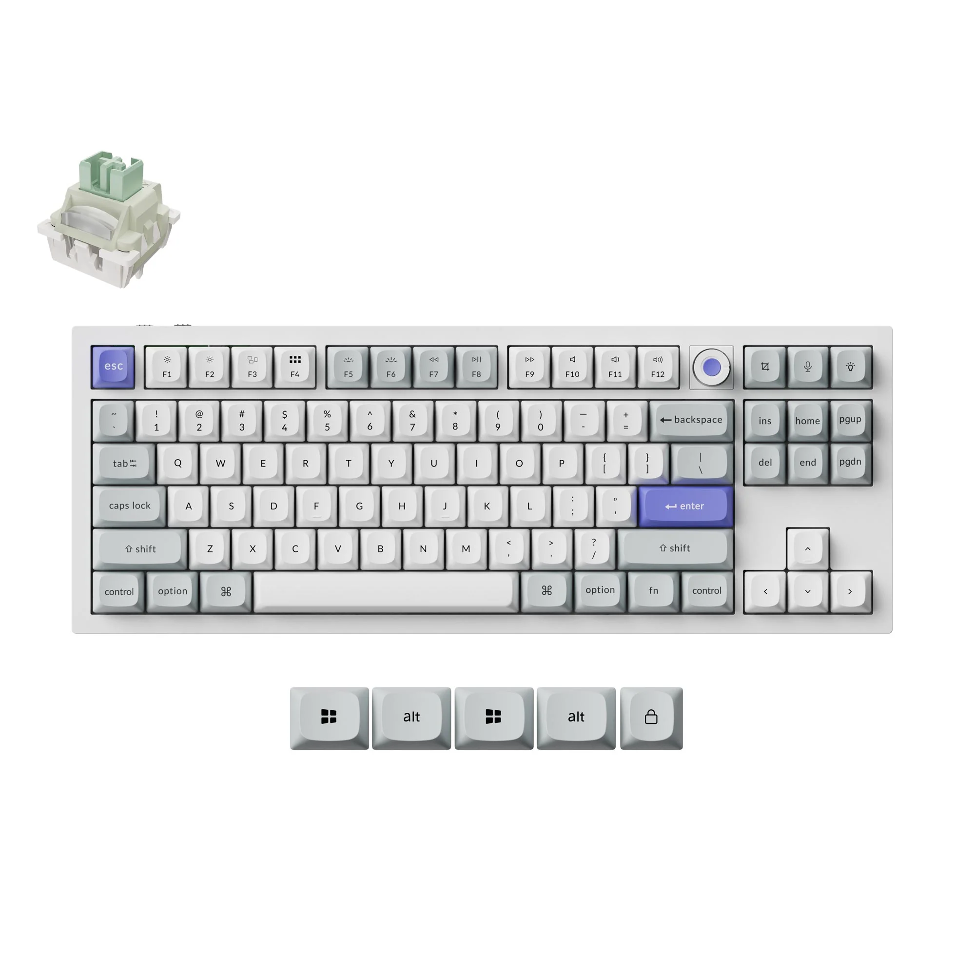 Keychron Q3 HE 8K magneettikytkiminen näppäimistö