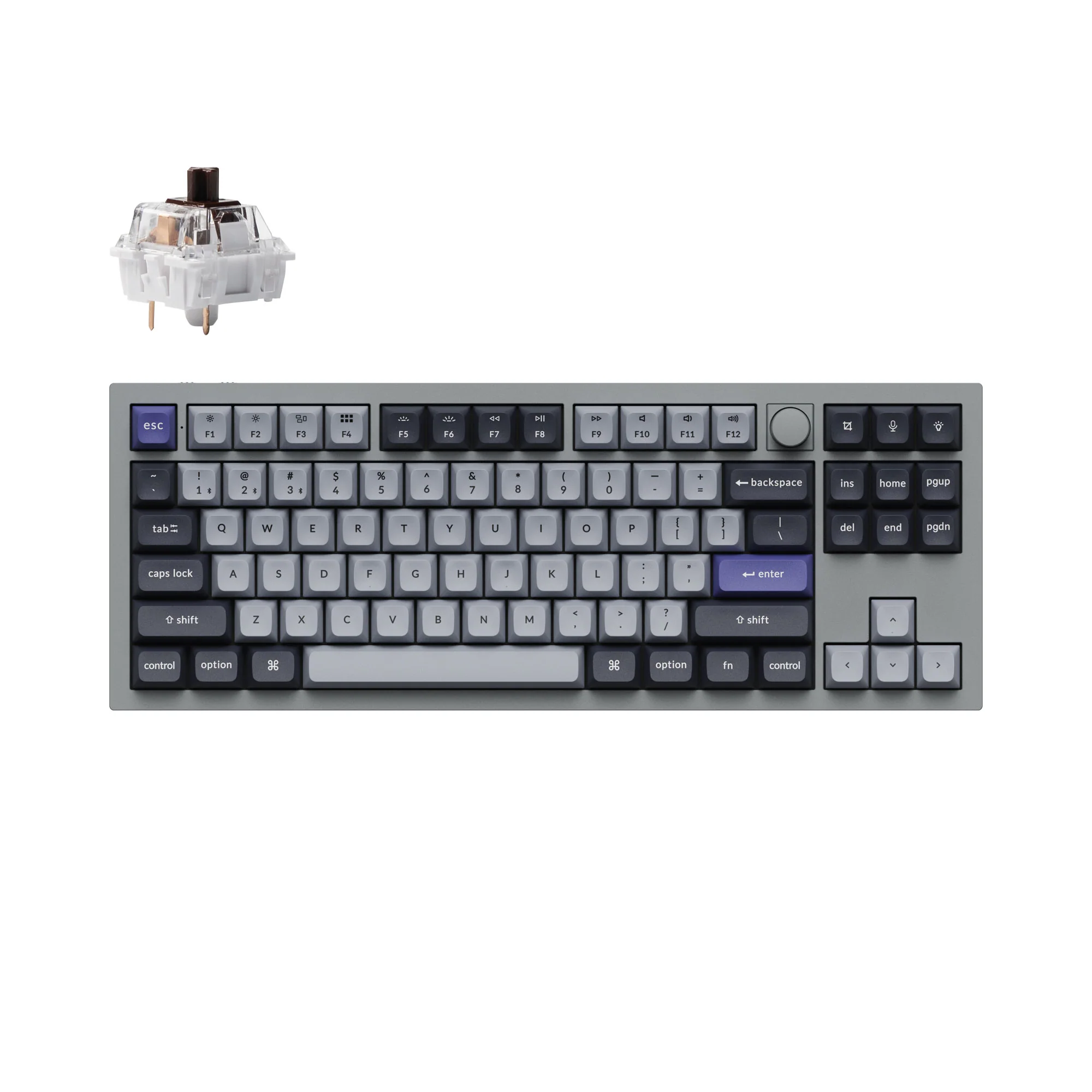 Keychron Q3 Pro teclado mecánico inalámbrico personalizable QMK/VIA