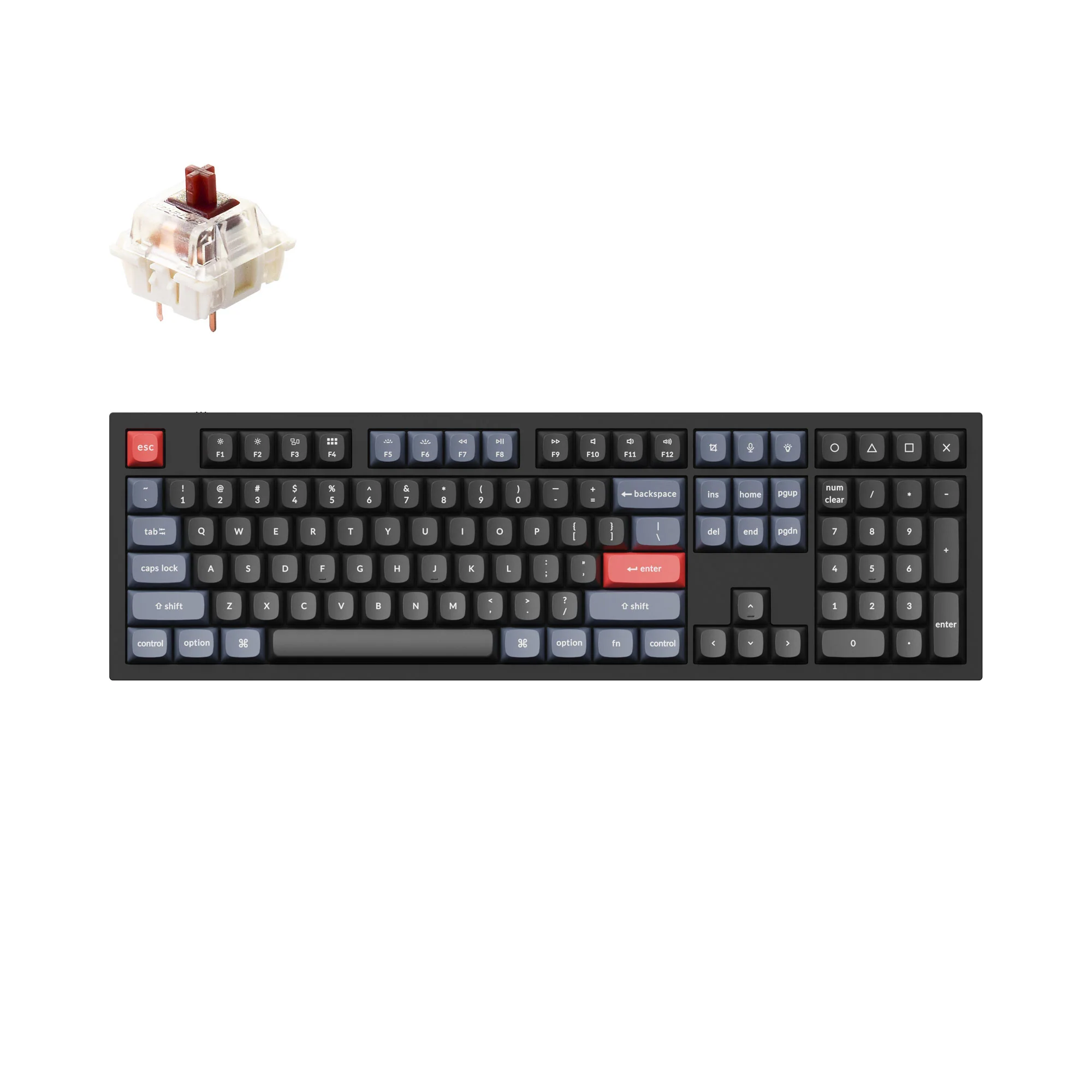 Teclado mecánico personalizado QMK Keychron Q6